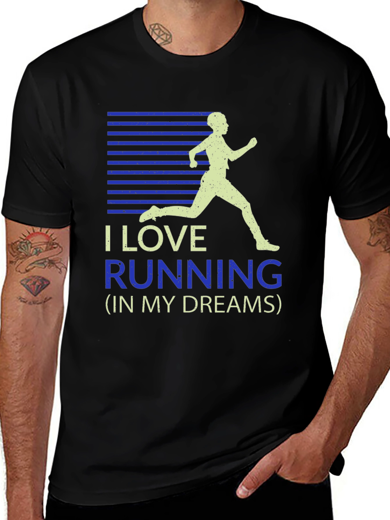 Variant 8 of I Love Running T-Shirt - Dream Running Shirt