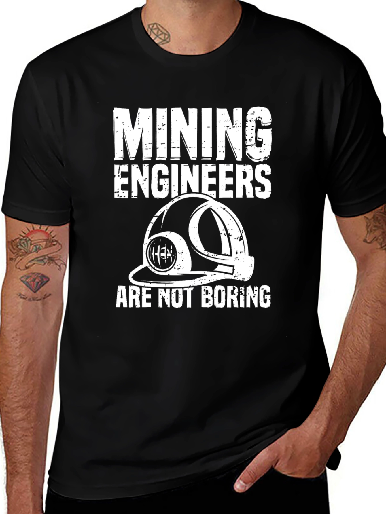 Mining Engineers T-Shirt - Are Not Boring Graphic Tee