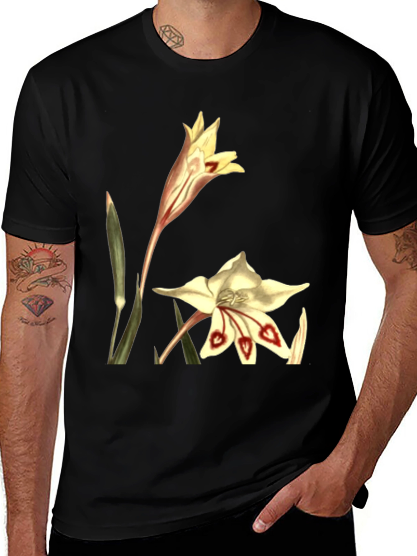 Variant 29 of Floral Graphic Print T-Shirt