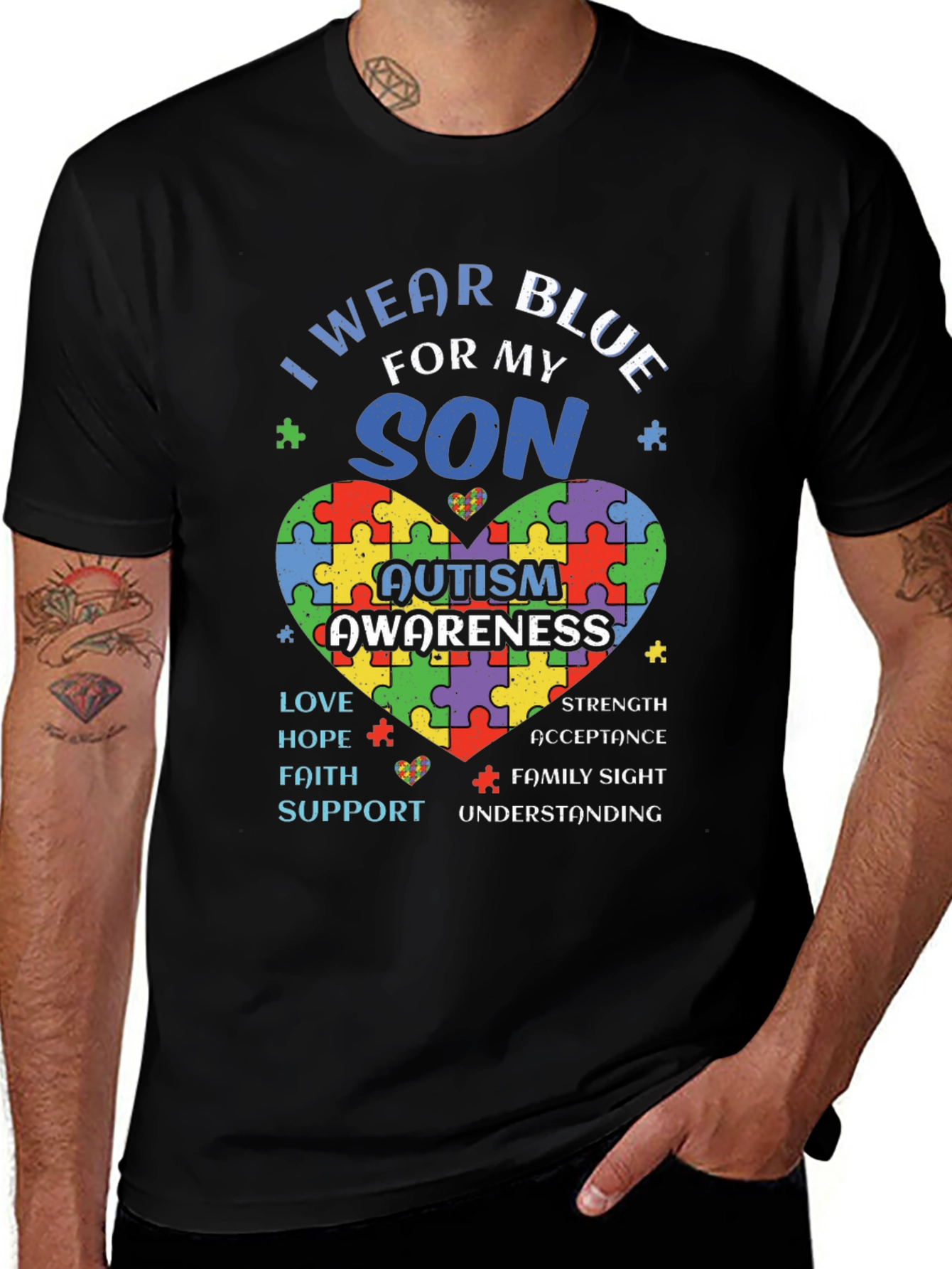 Autism Awareness Blue Son T-Shirt
