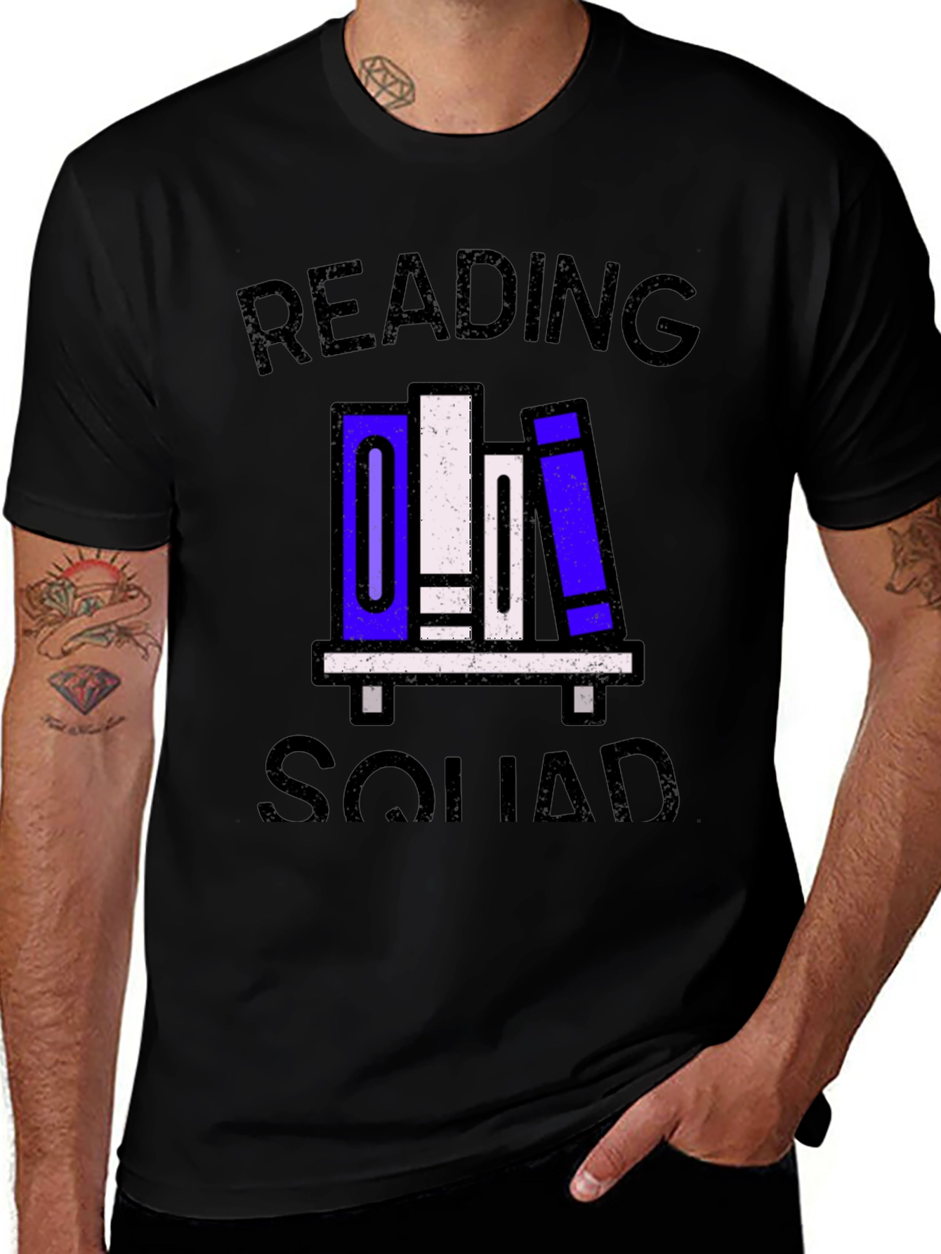 Variant 6 of Reading Squad Graphic Tee - Book Lover Shirt