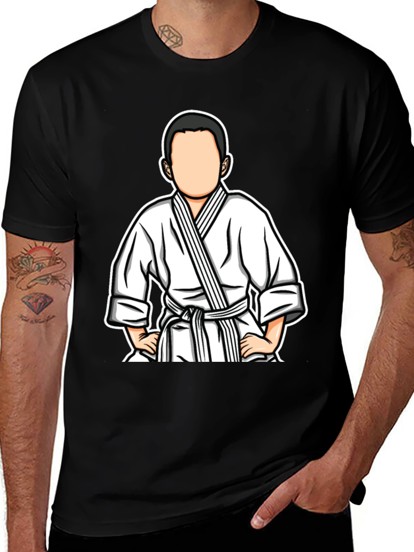 Variant 3 of Karate Kid Tee - Cool Martial Arts Graphic T-Shirt