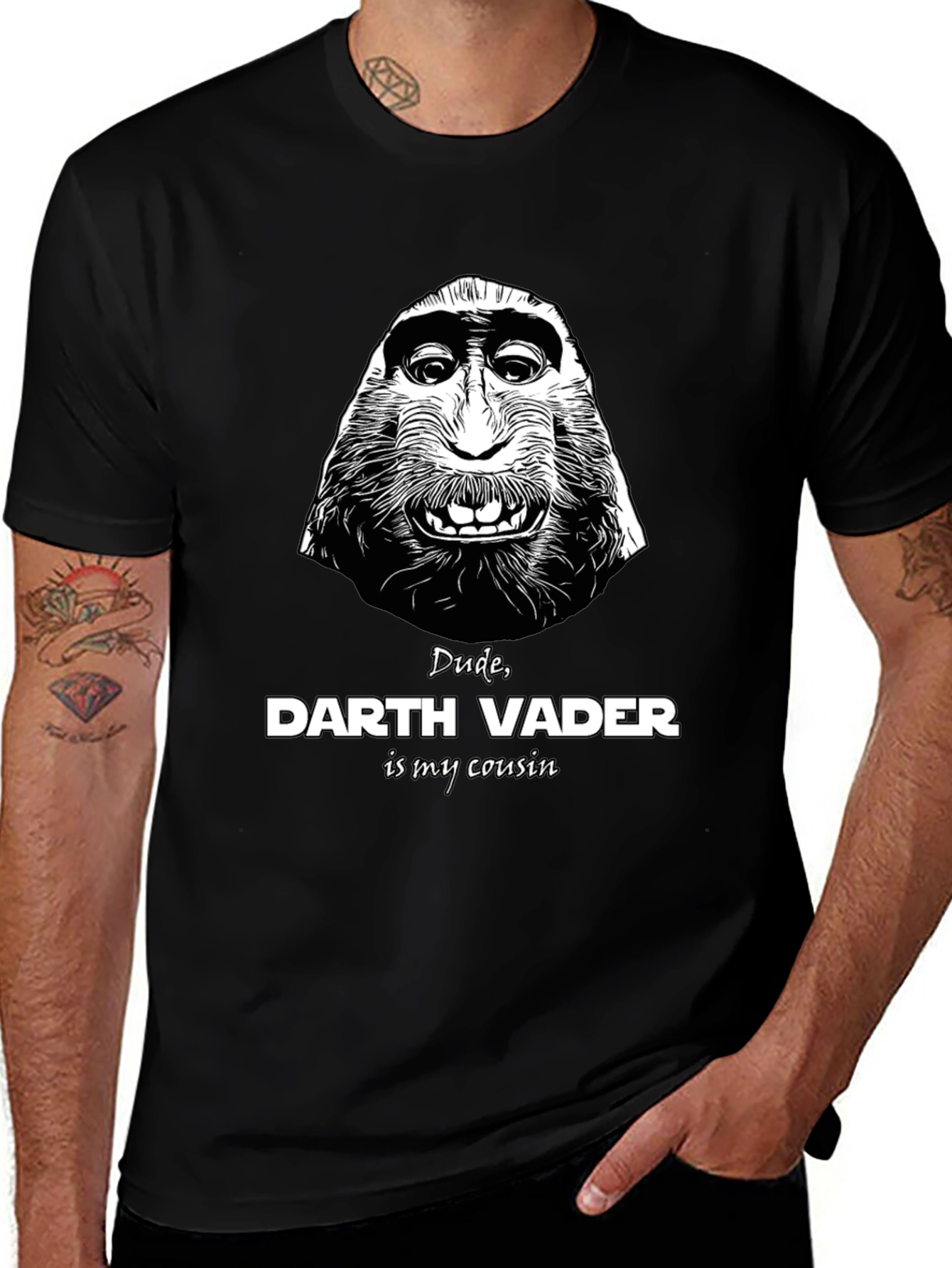 Variant 17 of Dude, Darth Vader Cousin Graphic T-Shirt