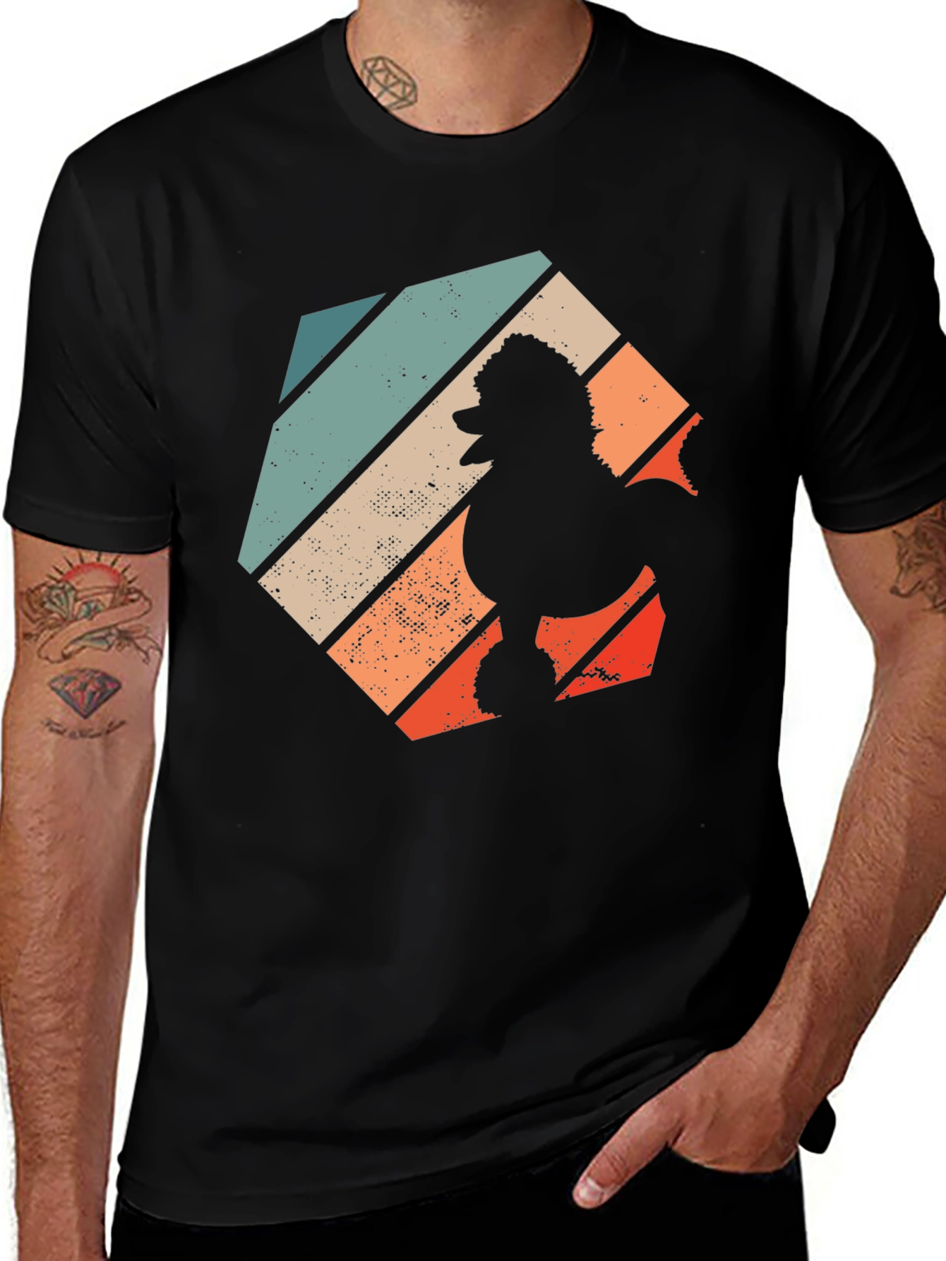 Variant 14 of Retro Poodle Graphic Tee - Stylish Dog Lover T-Shirt