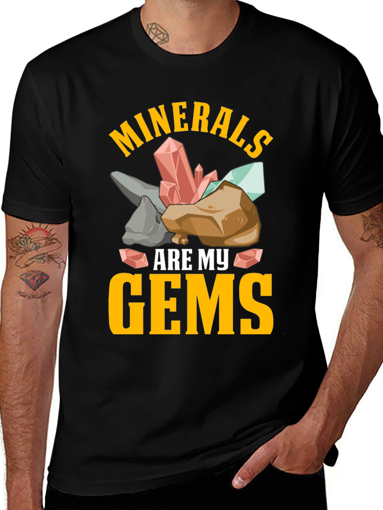 Variant 11 of Minerals Are My Gems Graphic T-Shirt