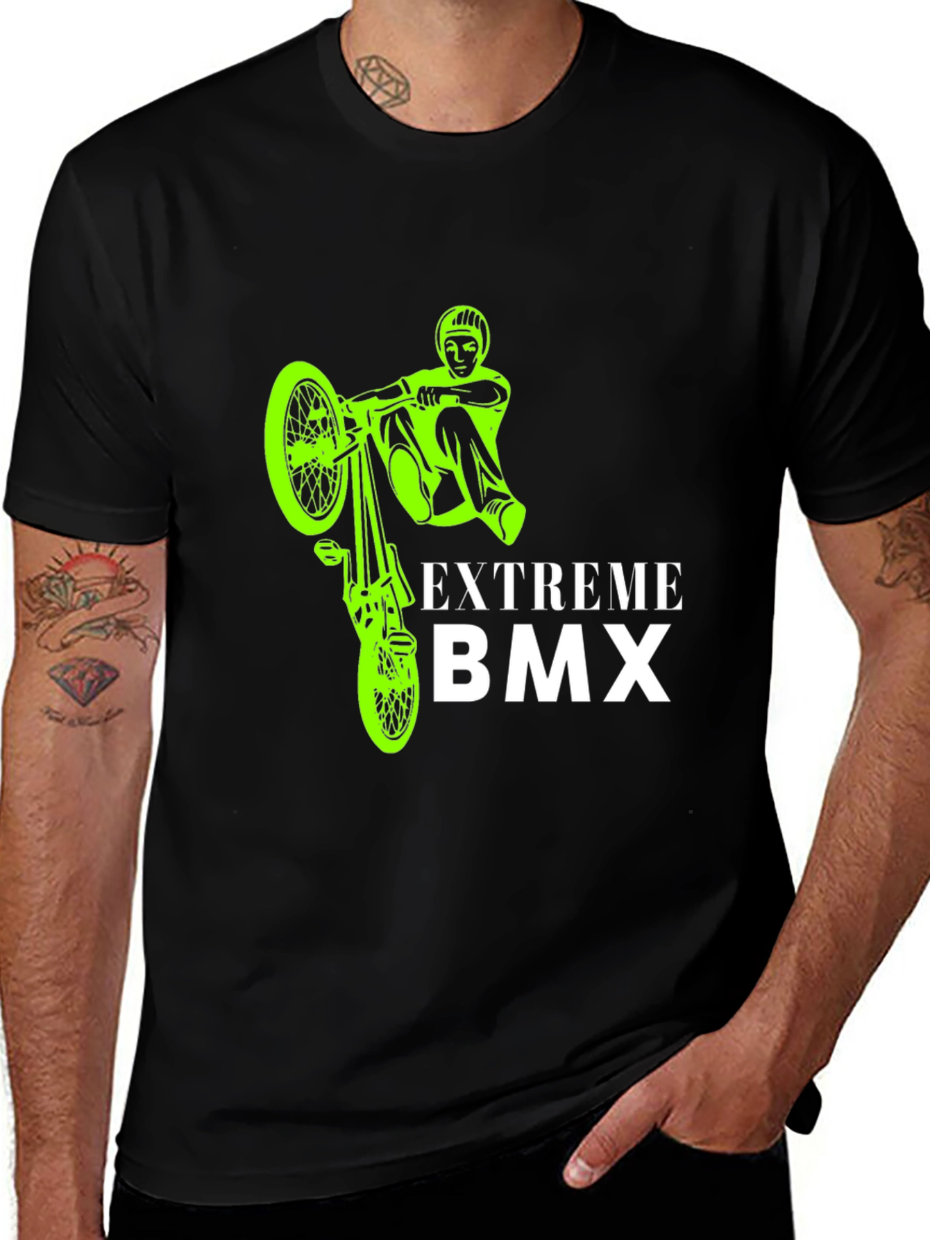 Variant 30 of Extreme BMX Rider Graphic T-Shirt
