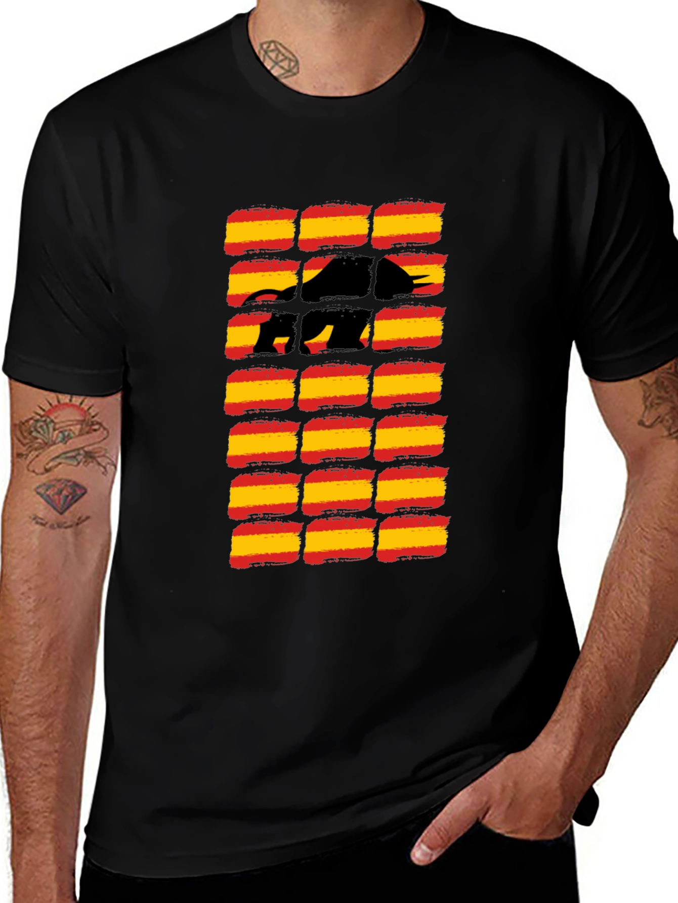 Variant 13 of Spanish Bull Flag T-Shirt