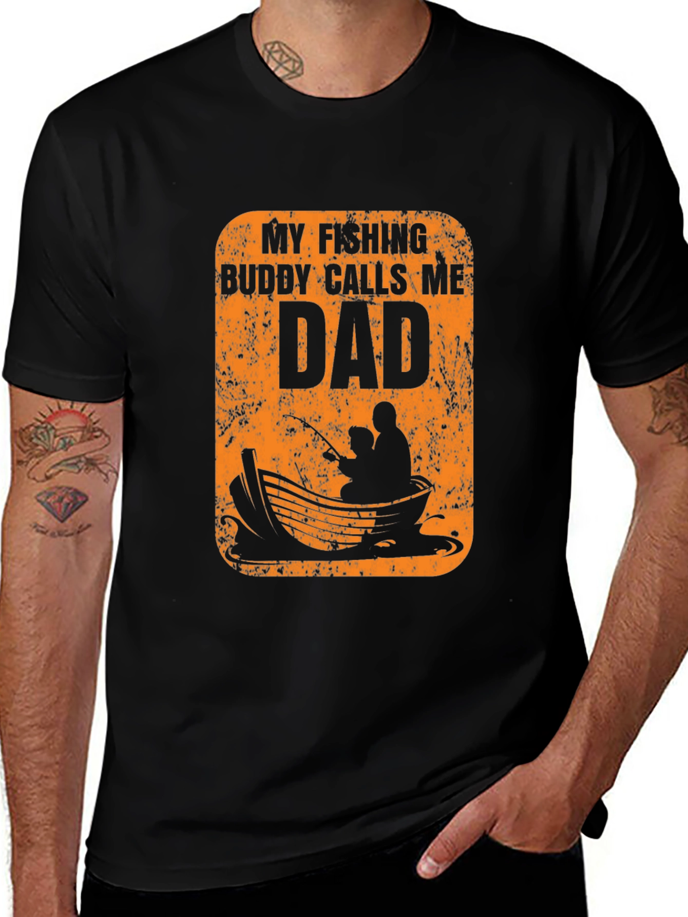 Variant 10 of My Fishing Buddy Calls Me Dad T-Shirt