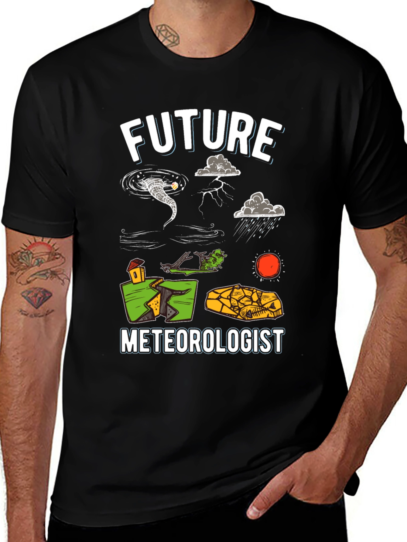 Variant 9 of Future Meteorologist Graphic T-Shirt