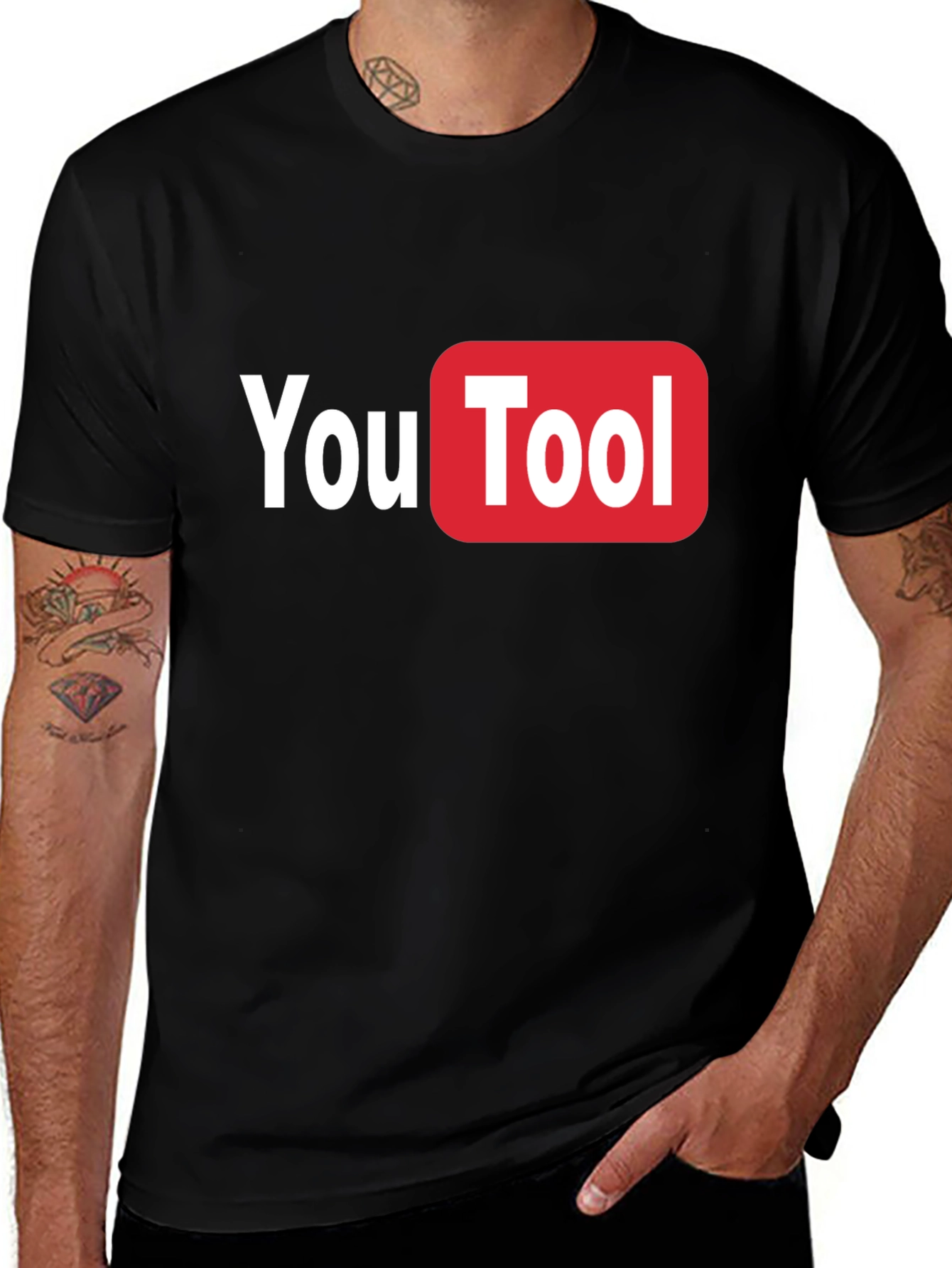 Variant 20 of You Tool Black T-Shirt - Funny Humor Tee