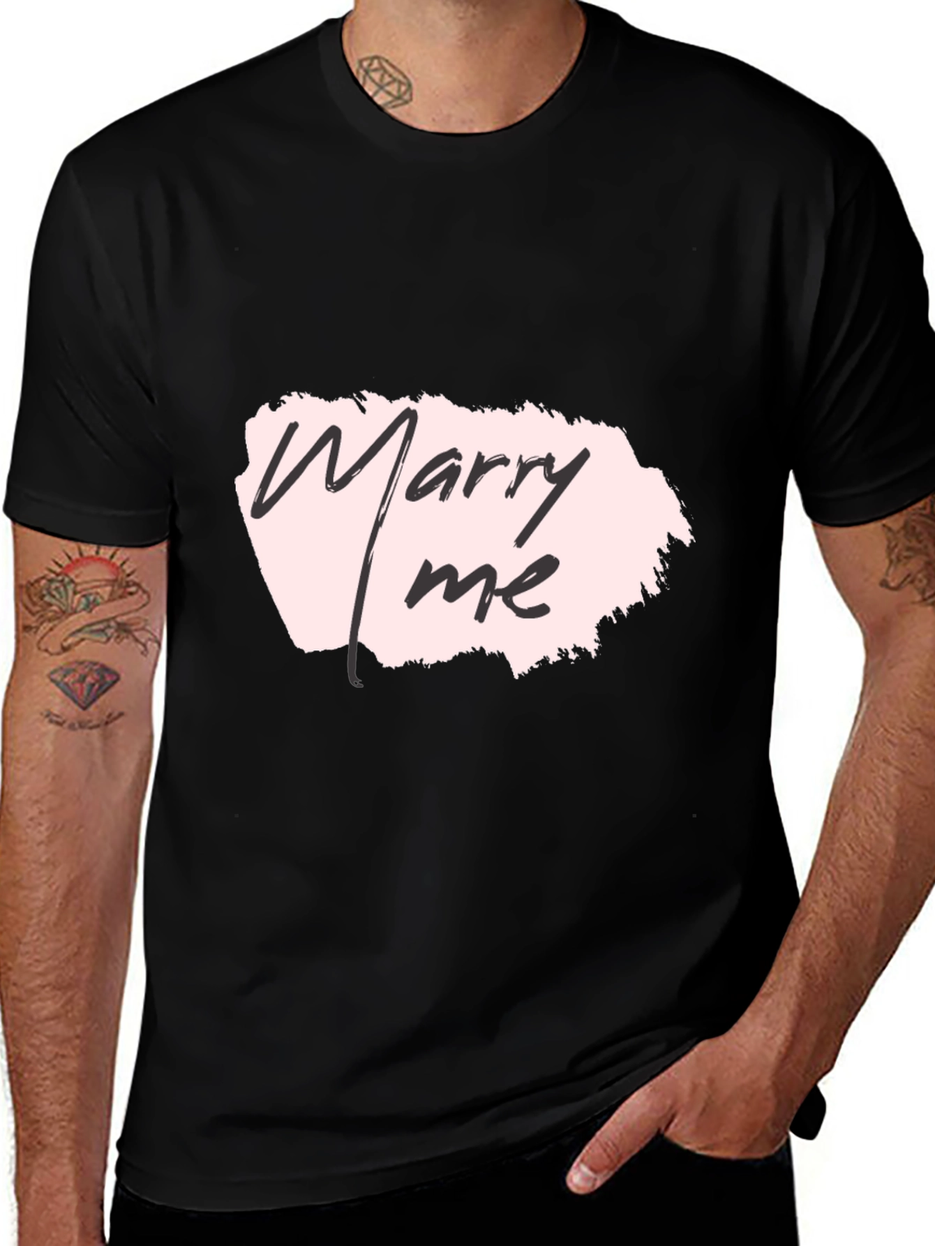 Marry Me Graphic T-Shirt - Proposal Tee