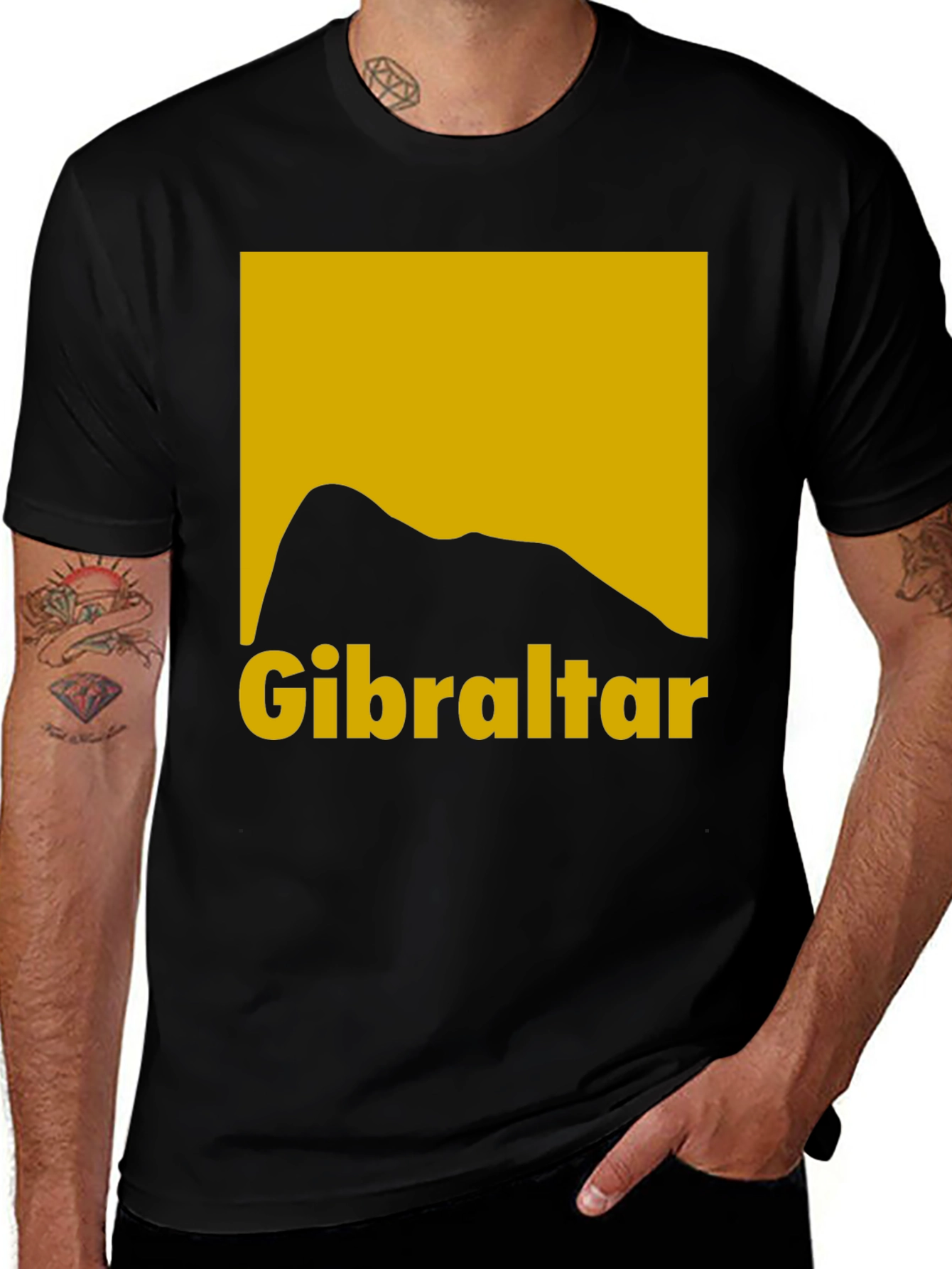 Gibraltar Graphic T-Shirt - Rock Design