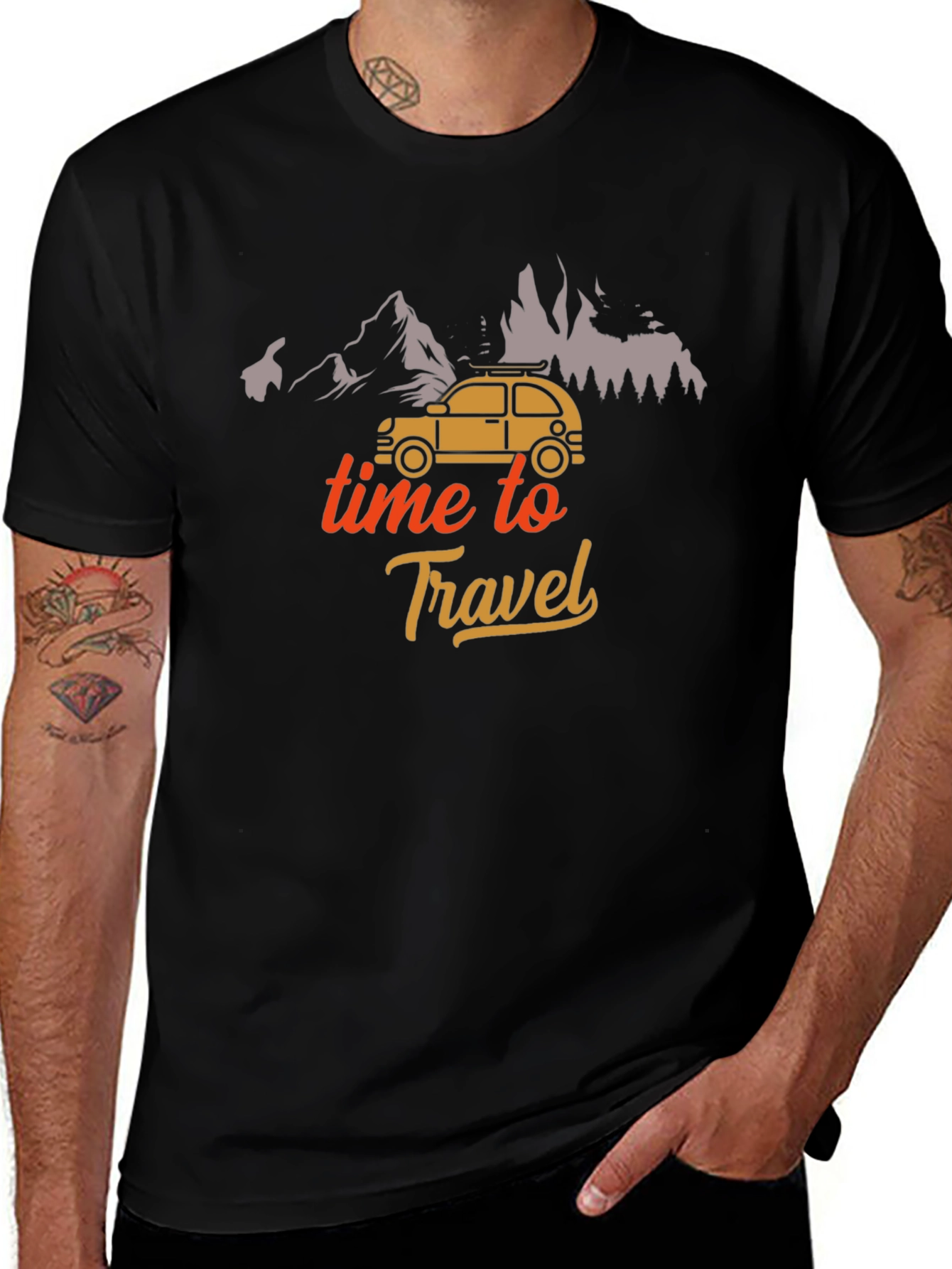 Variant 8 of Time to Travel Graphic T-Shirt