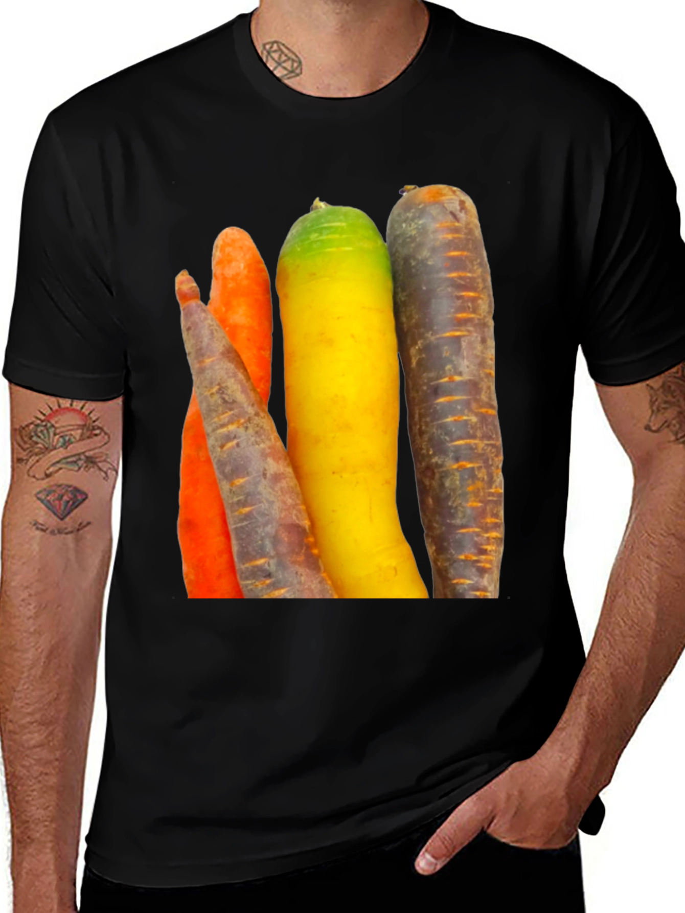 Variant 9 of Carrot Color Block T-Shirt