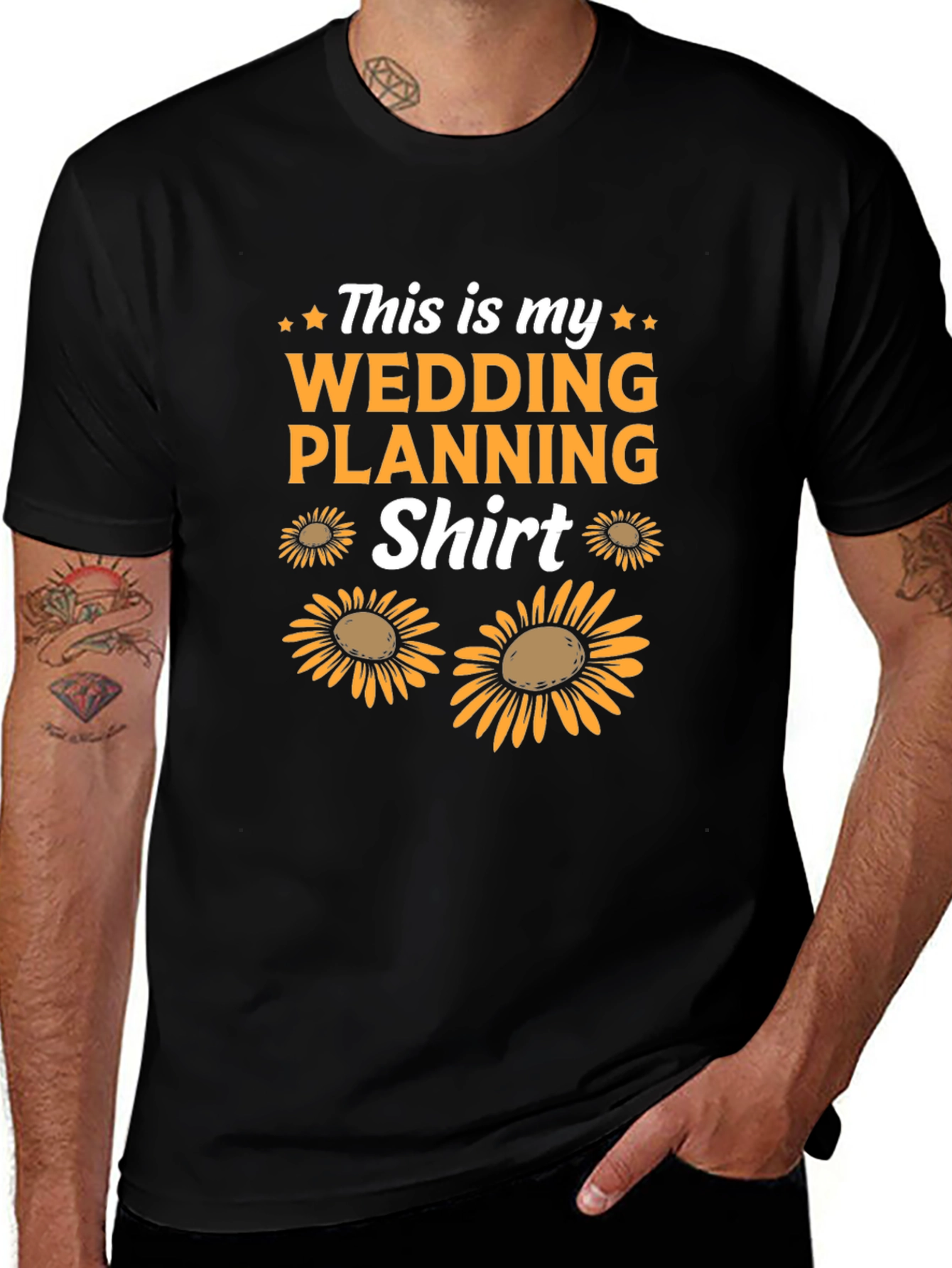 Variant 24 of Wedding Planning Sunflower T-Shirt