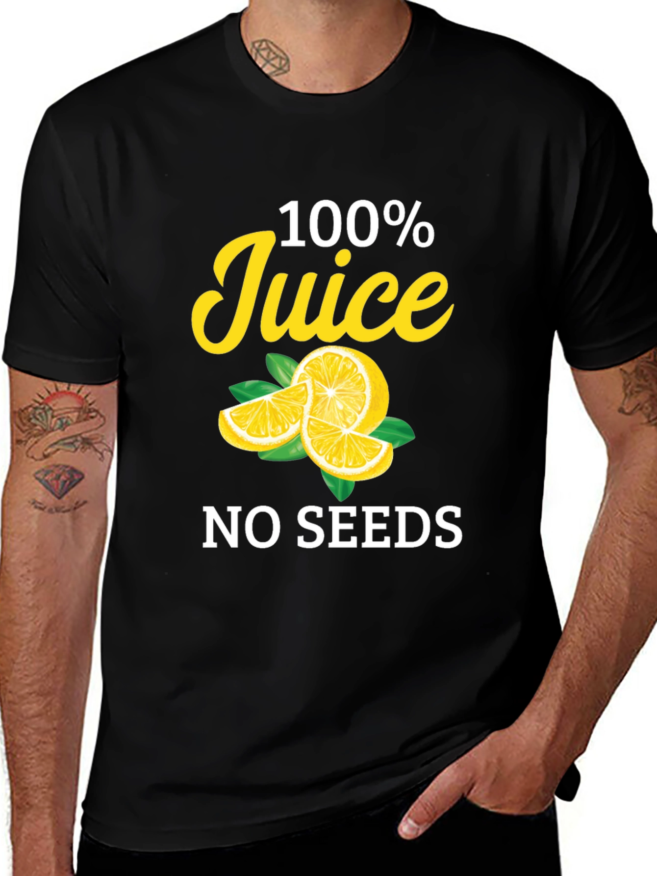 Variant 4 of 100% Juice No Seeds Graphic Tee