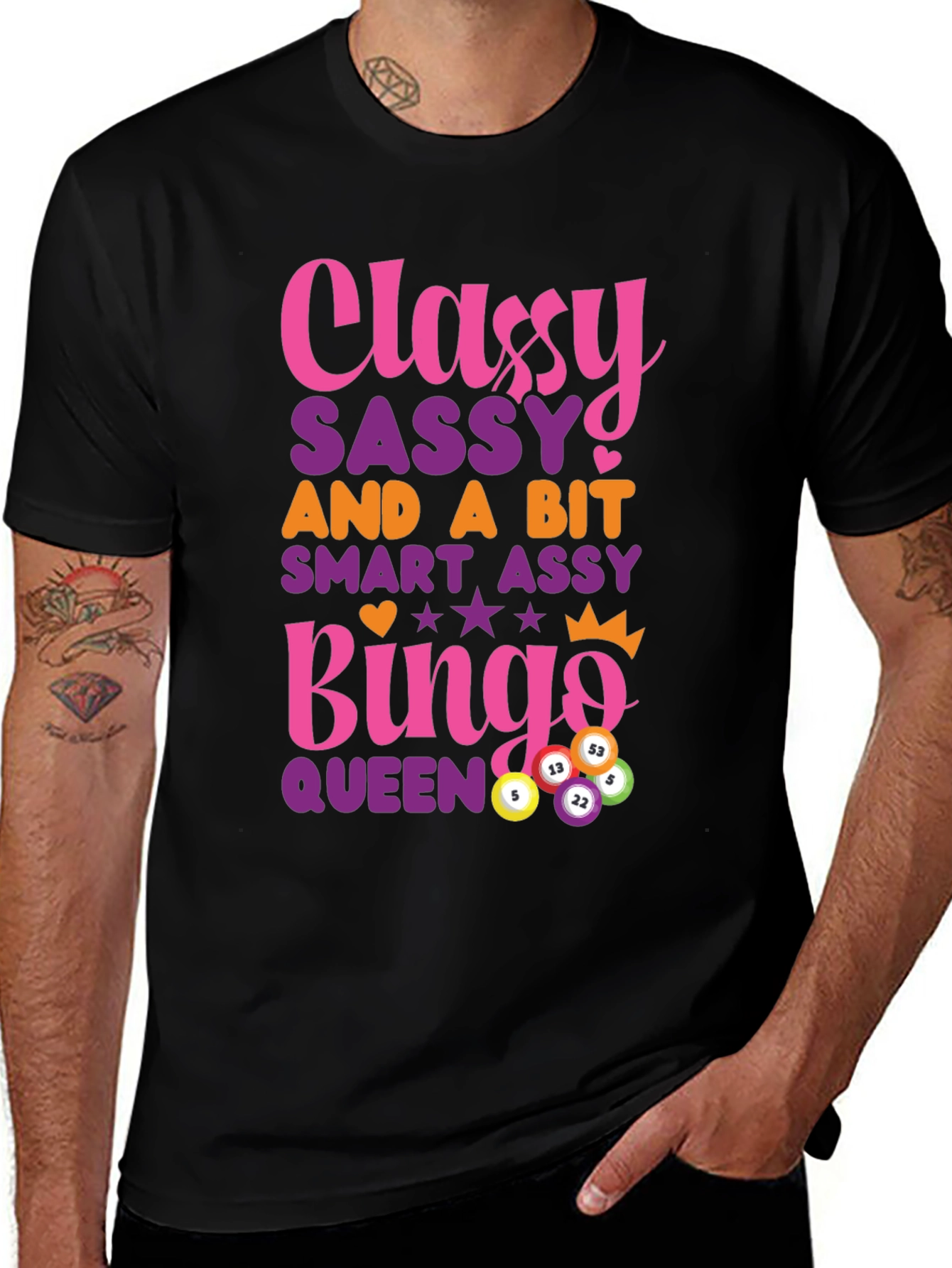 Variant 20 of Classy Sassy Bingo Queen Graphic T-Shirt