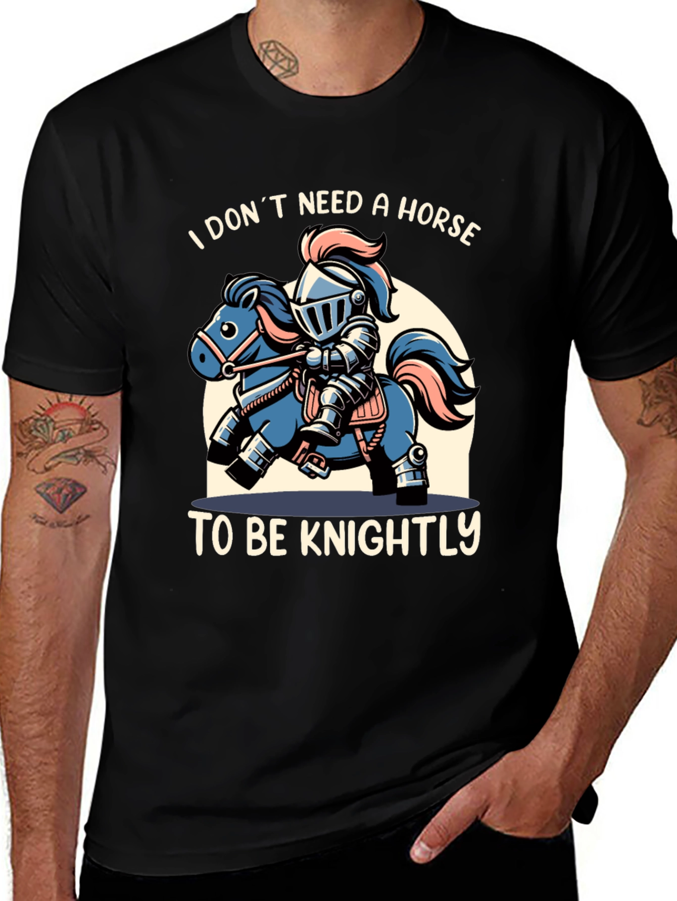 Variant 22 of Knightly Humor T-Shirt