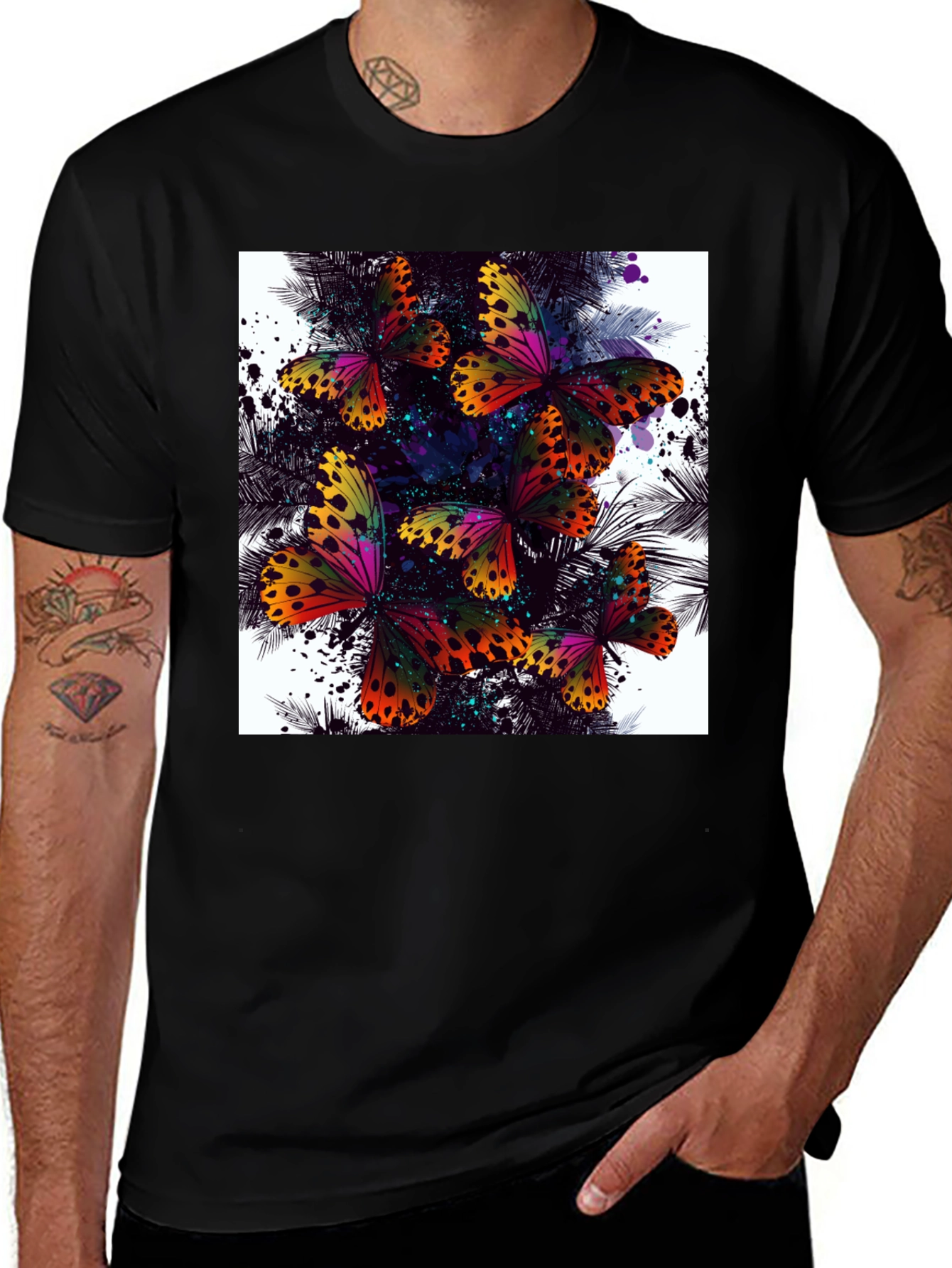 Variant 22 of Butterfly Art Graphic T-Shirt