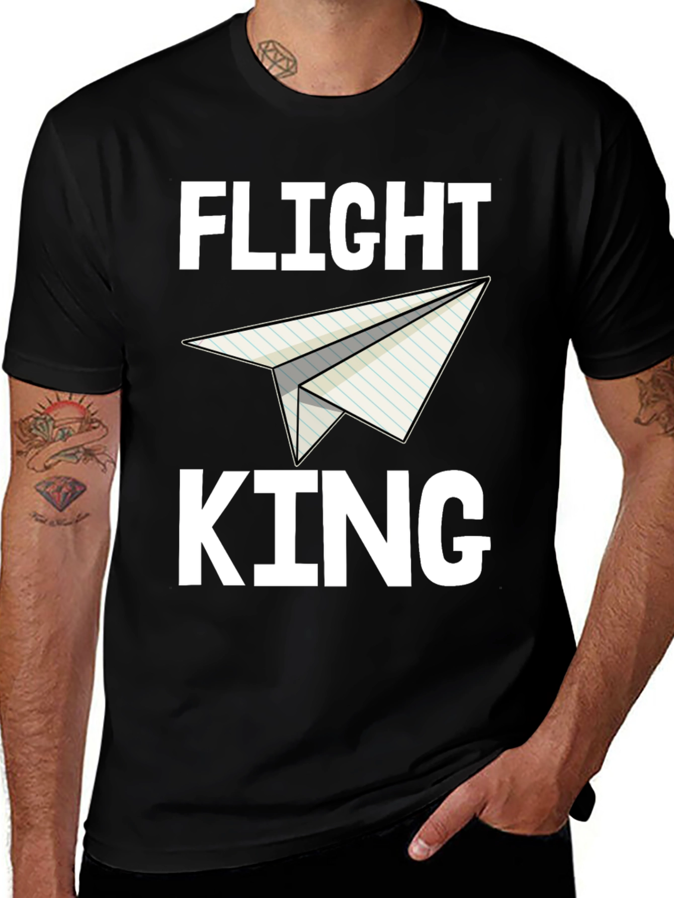 Variant 25 of Flight King T-Shirt - Airplane Graphic Tee