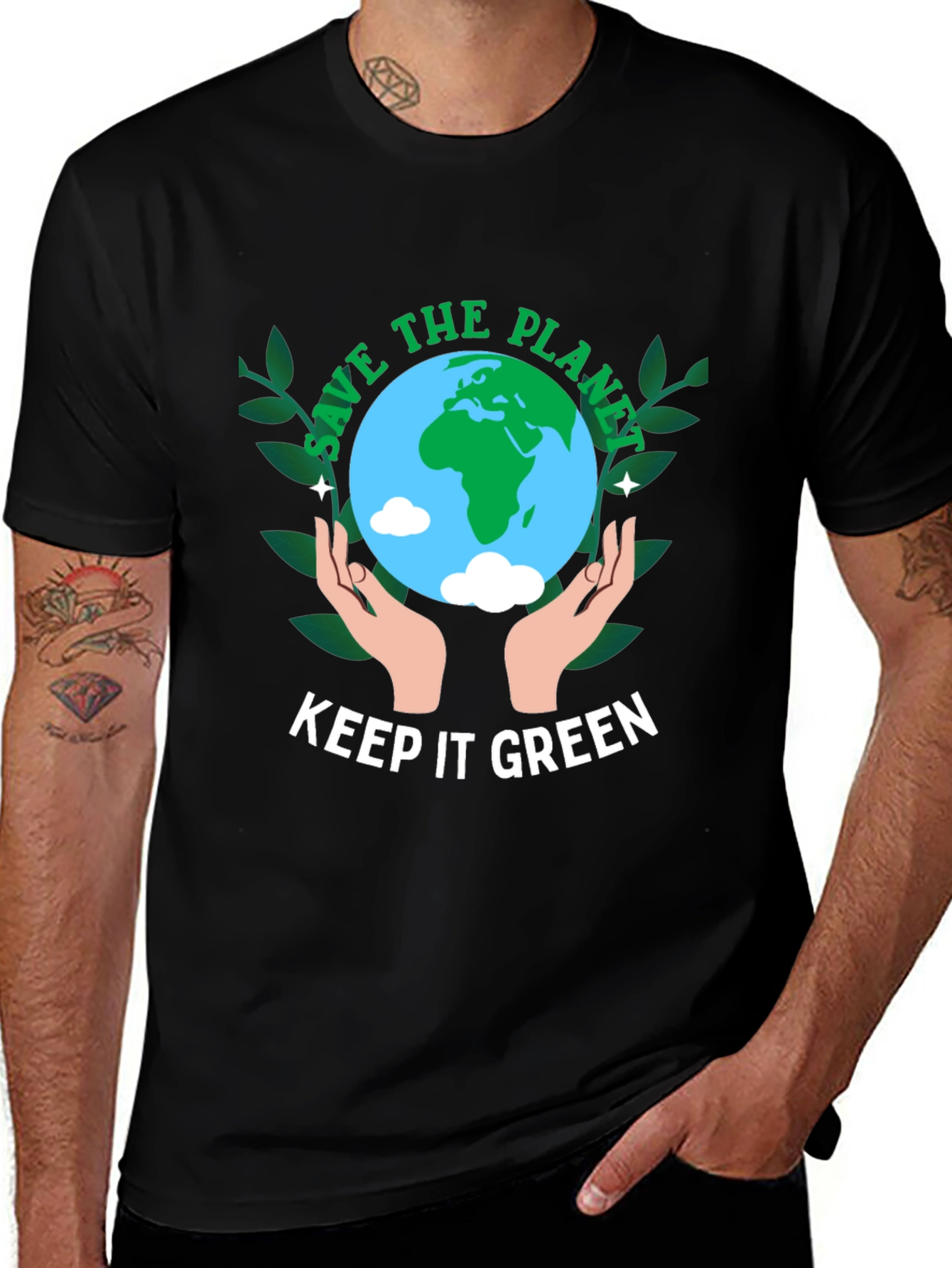 Variant 17 of Save the Planet Graphic T-Shirt