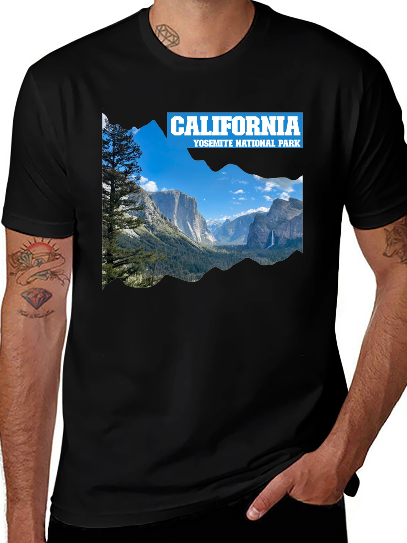 Variant 9 of California Yosemite National Park Graphic T-Shirt