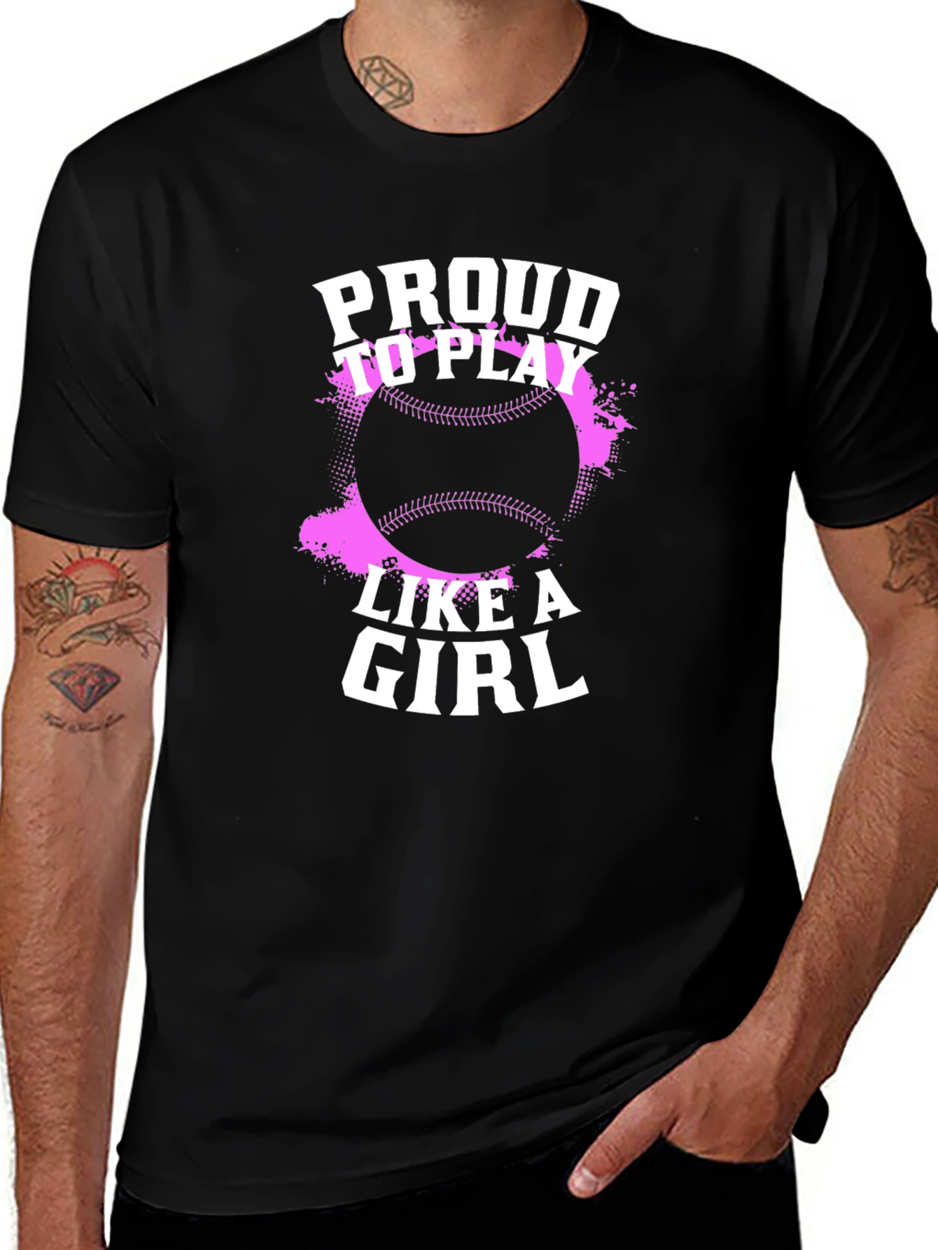 Variant 22 of Proud to Play Like a Girl T-Shirt
