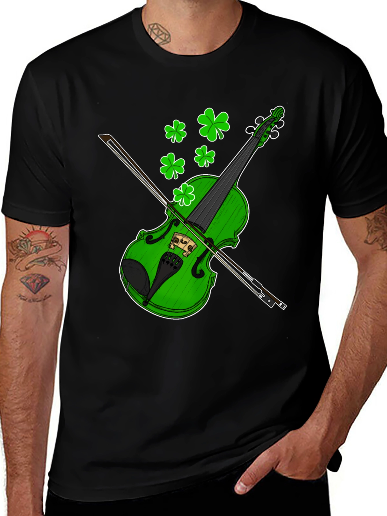 Variant 14 of St. Patrick's Day Violin T-Shirt