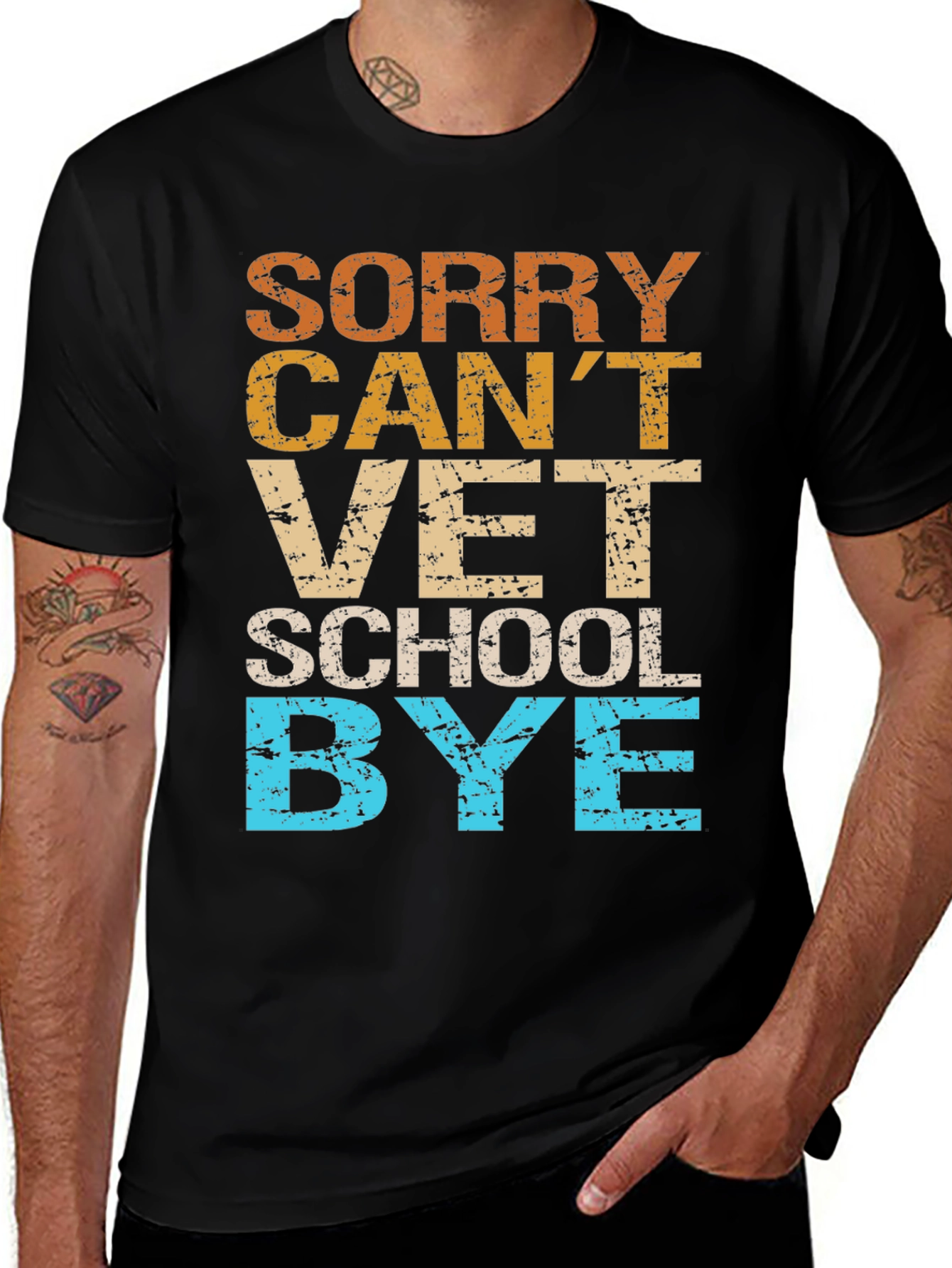 Sorry Can't Vet School Bye T-Shirt