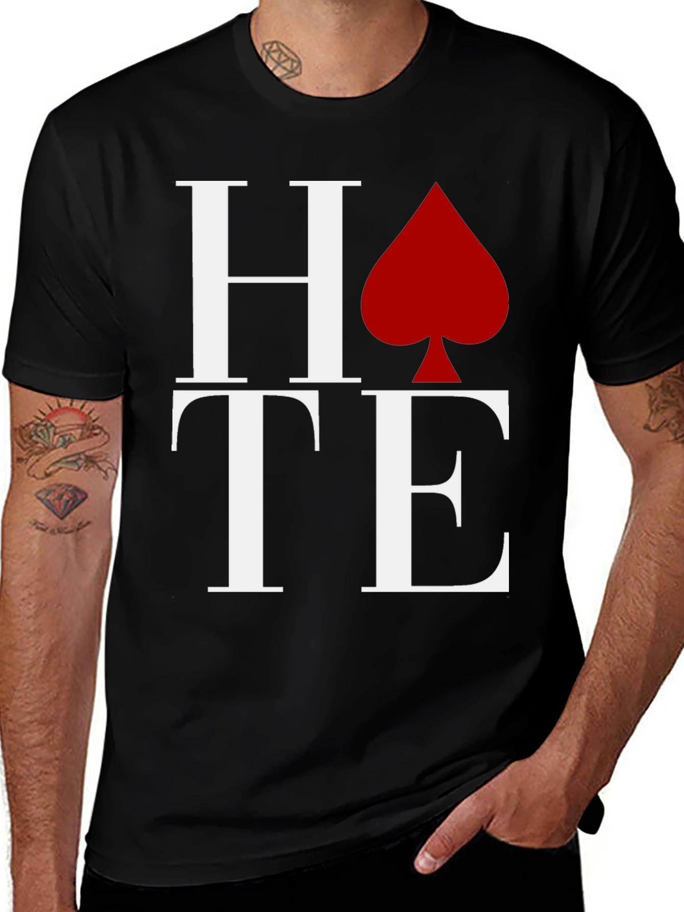 Variant 10 of Hate Spades T-Shirt Graphic Tee