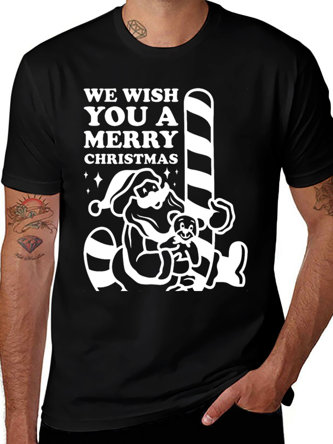 Christmas Santa Graphic T-Shirt
