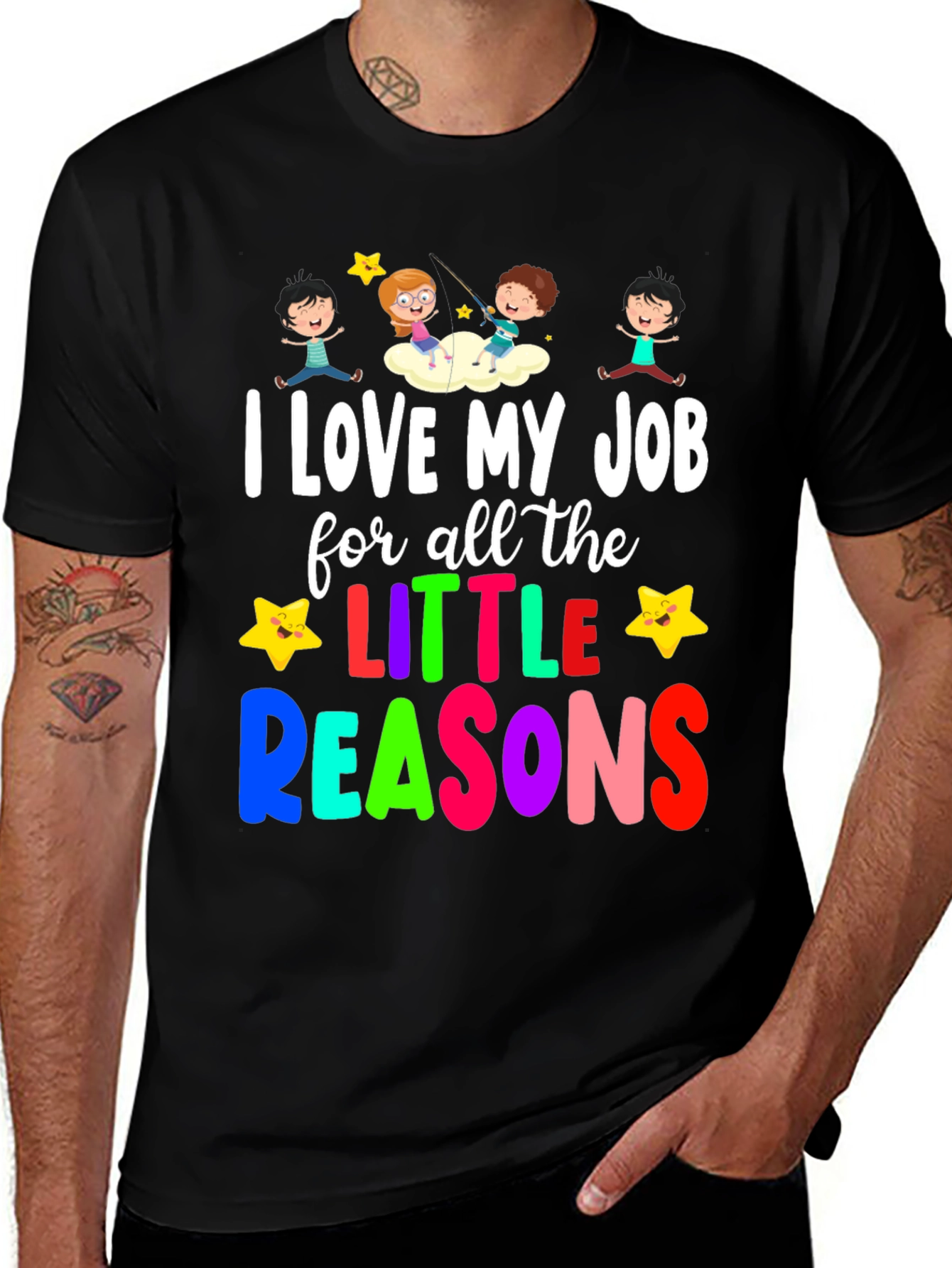 Variant 30 of I Love My Job Teacher T-Shirt