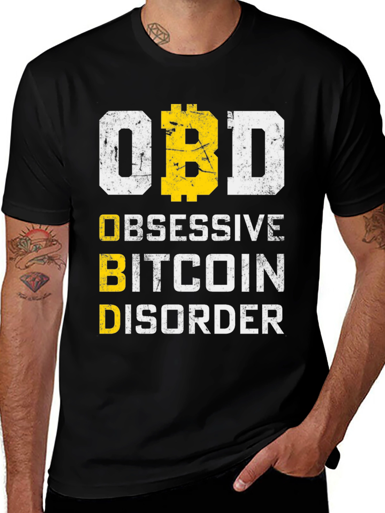 Variant 29 of Obsessive Bitcoin Disorder Graphic T-Shirt