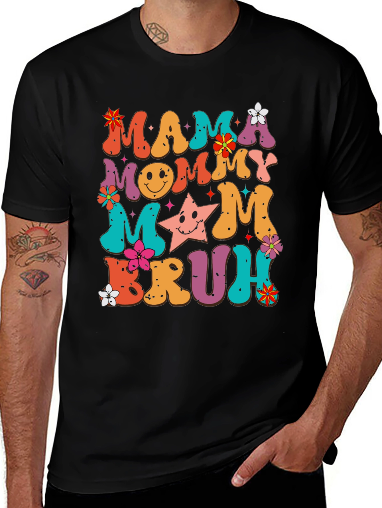 Mama Mommy Mom Bruh Graphic Tee
