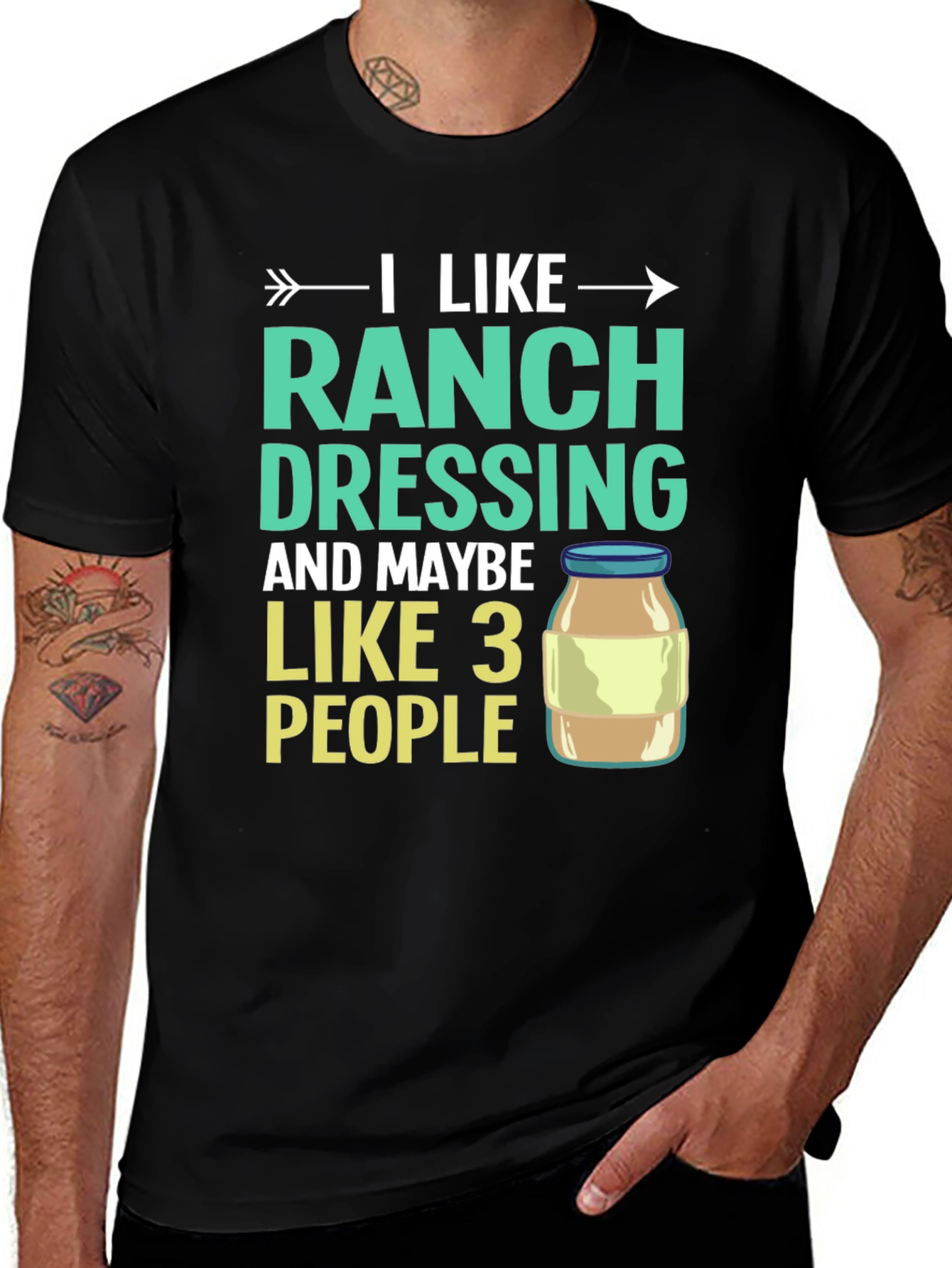 I Like Ranch Dressing Funny T-Shirt