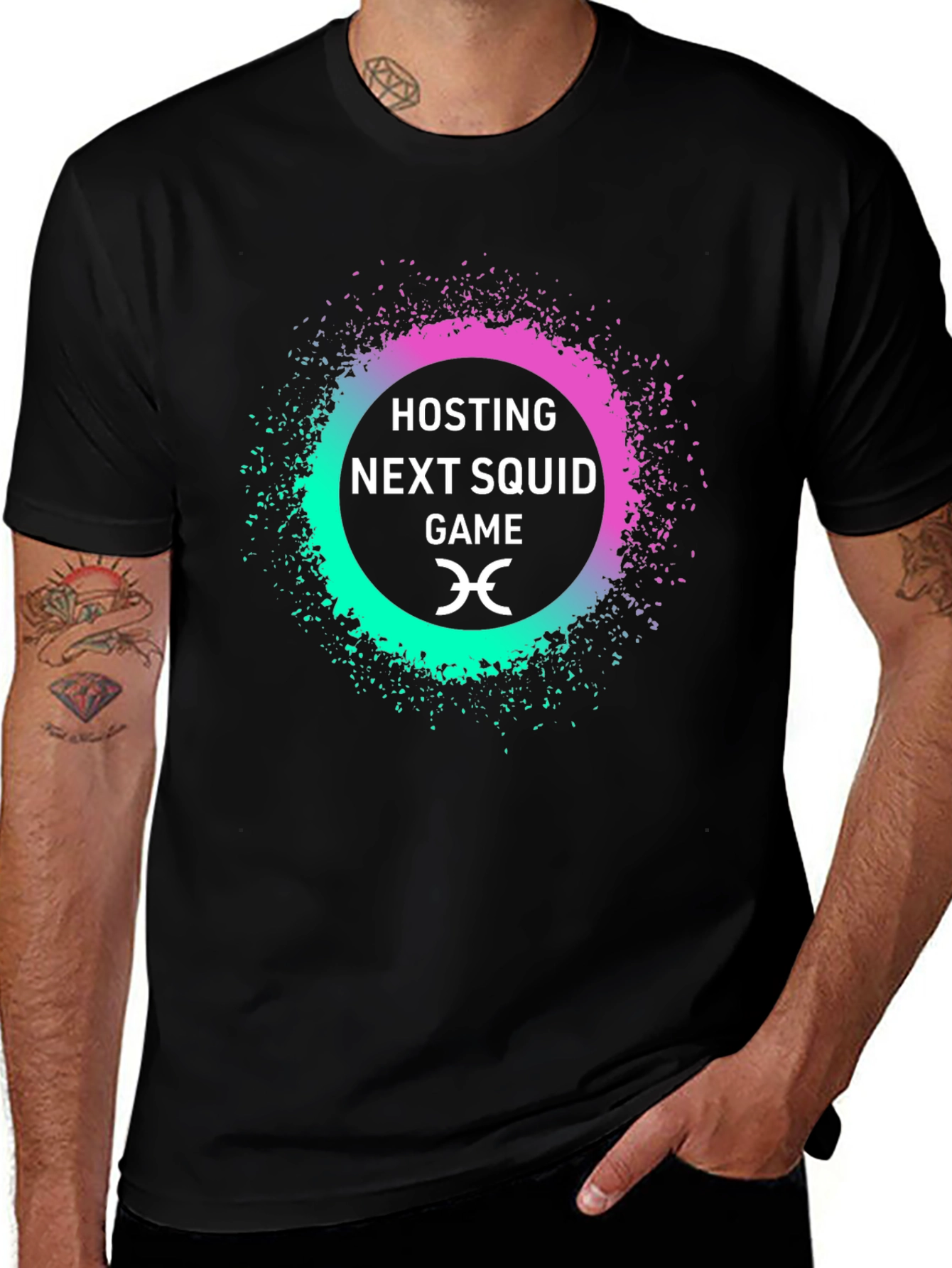 Variant 3 of Hosting Next Squid Game T-Shirt