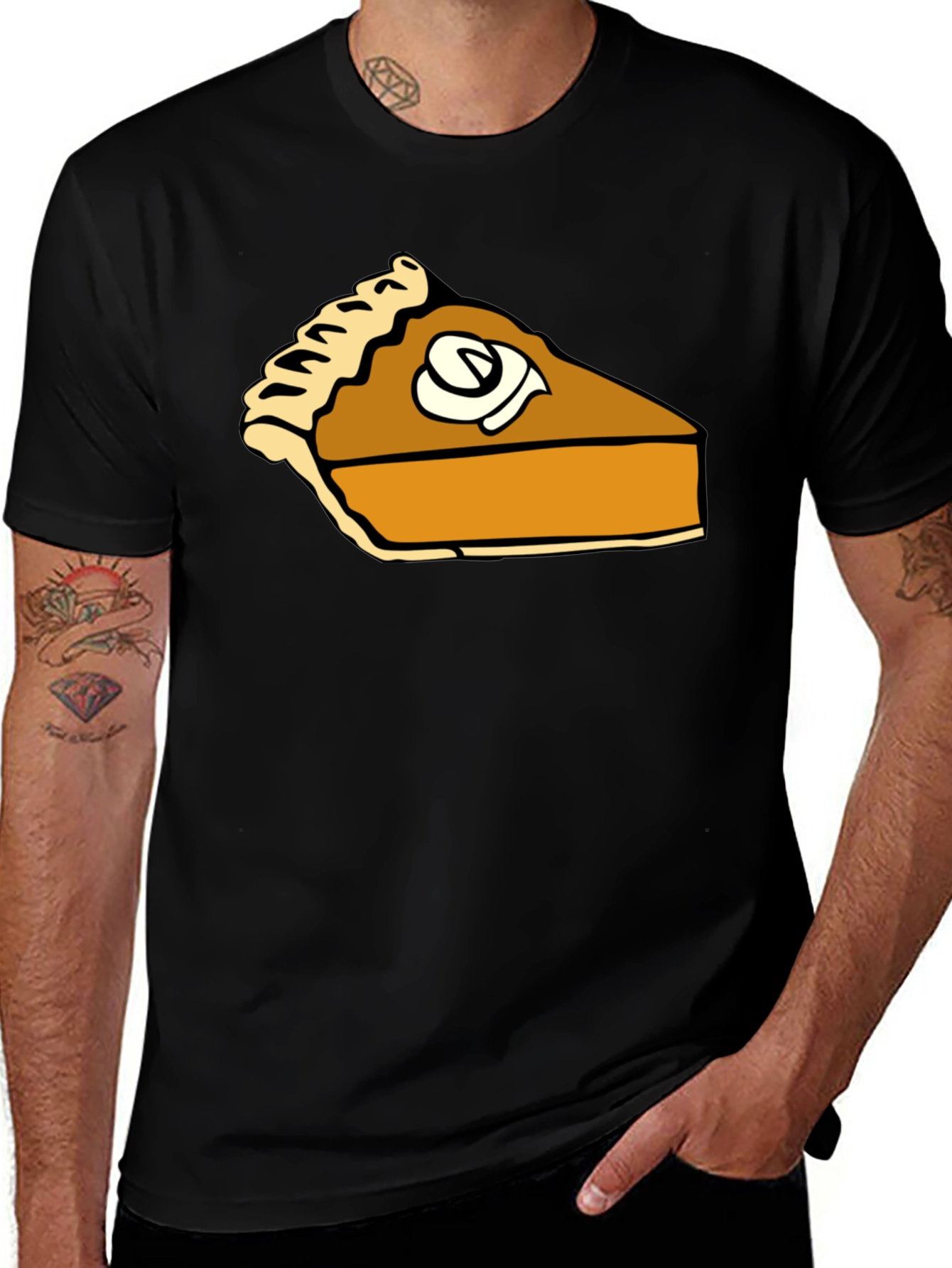 Variant 15 of Pumpkin Pie Slice Graphic Tee