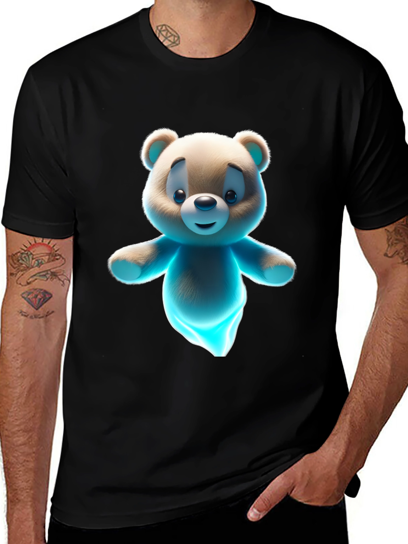 Variant 7 of Ghostly Bear T-Shirt