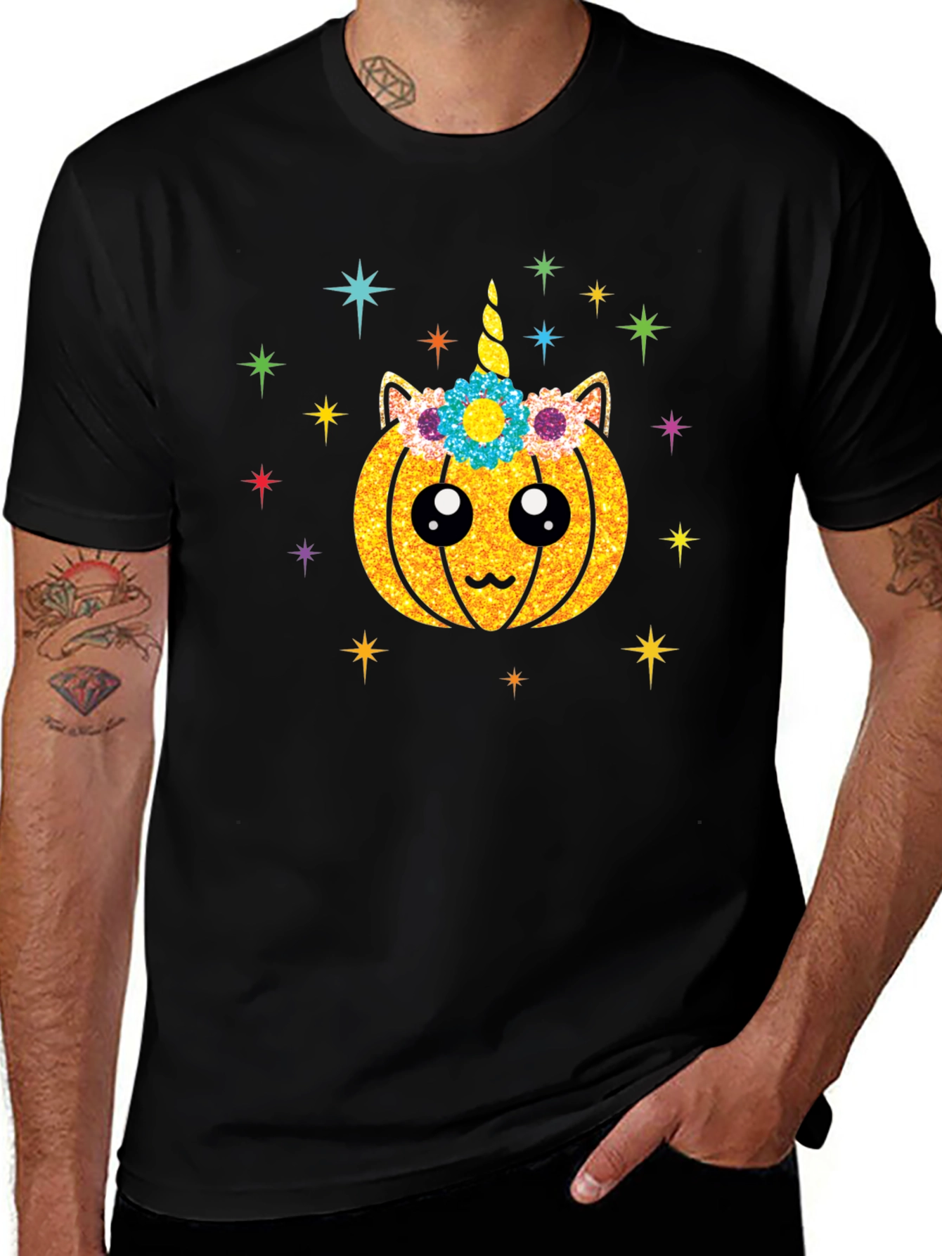 Pumpkin Unicorn Graphic Tee