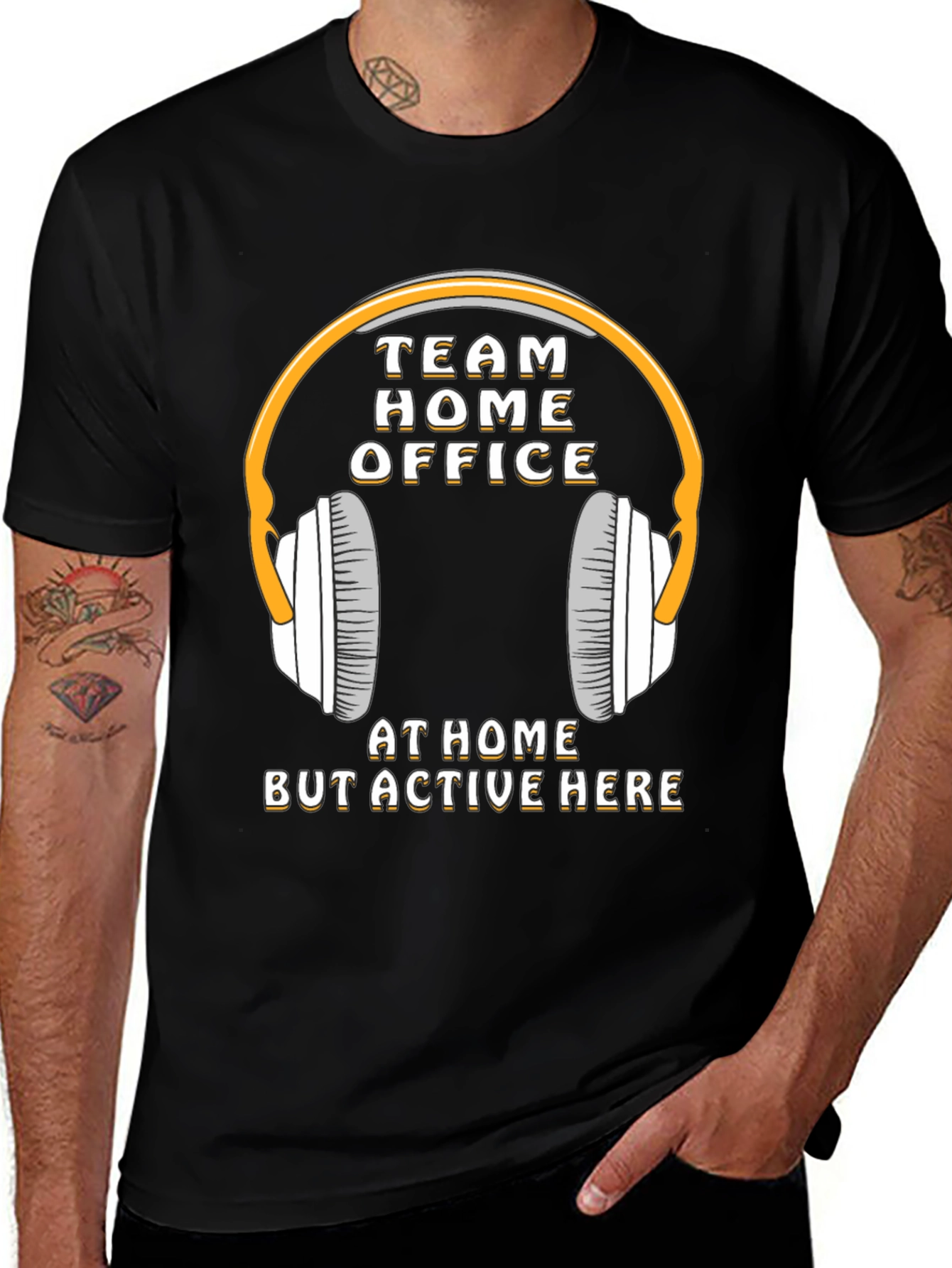 Variant 5 of Team Home Office T-Shirt, Work From Home Tee