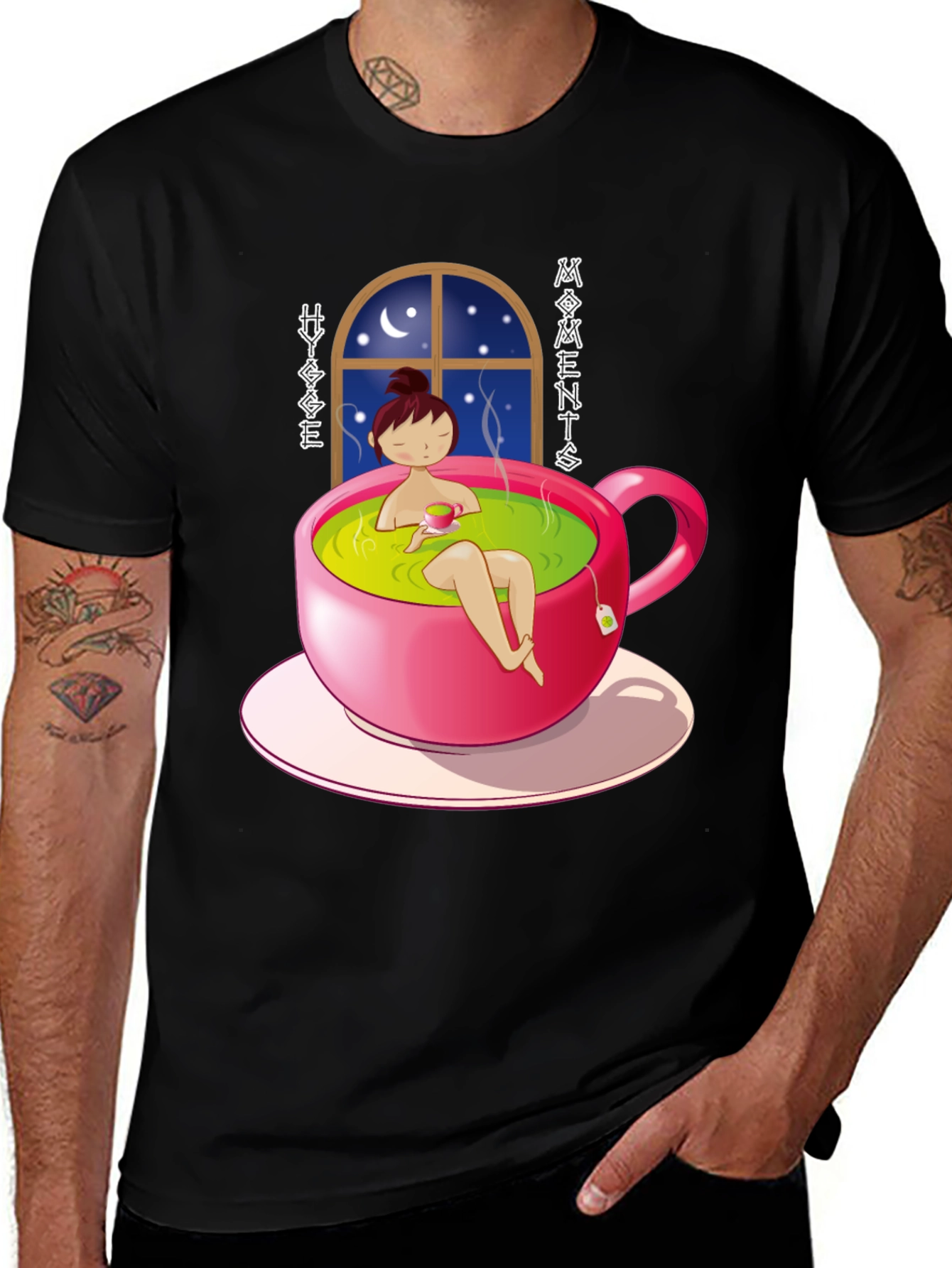 Variant 16 of Relaxing Tea Time Graphic Tee