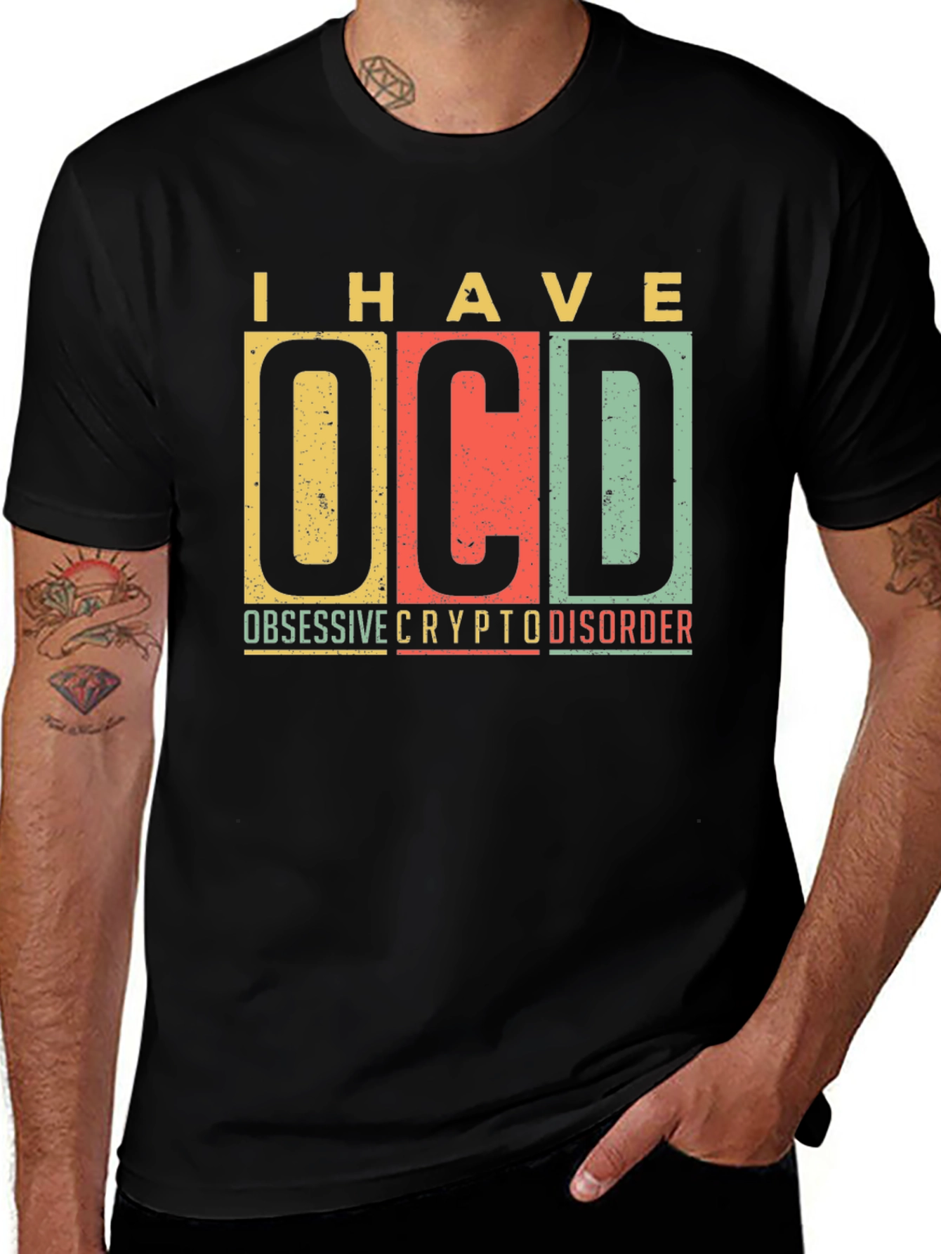 Variant 13 of OCD Crypto Disorder Graphic Tee