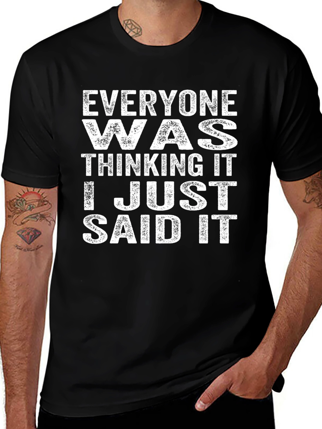Variant 2 of Everyone Was Thinking It T-Shirt Funny Graphic Tee