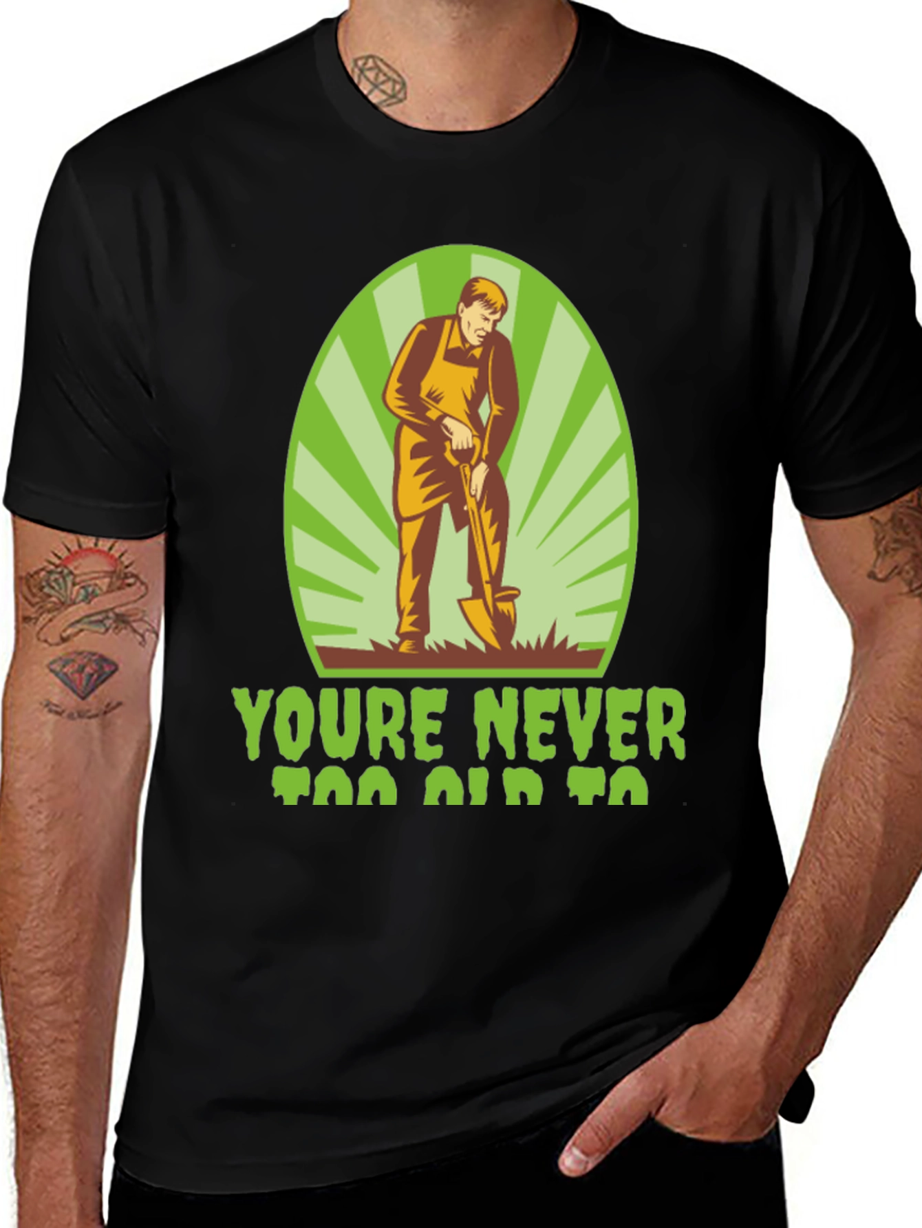 Variant 25 of Gardening T-Shirt - Never Too Old