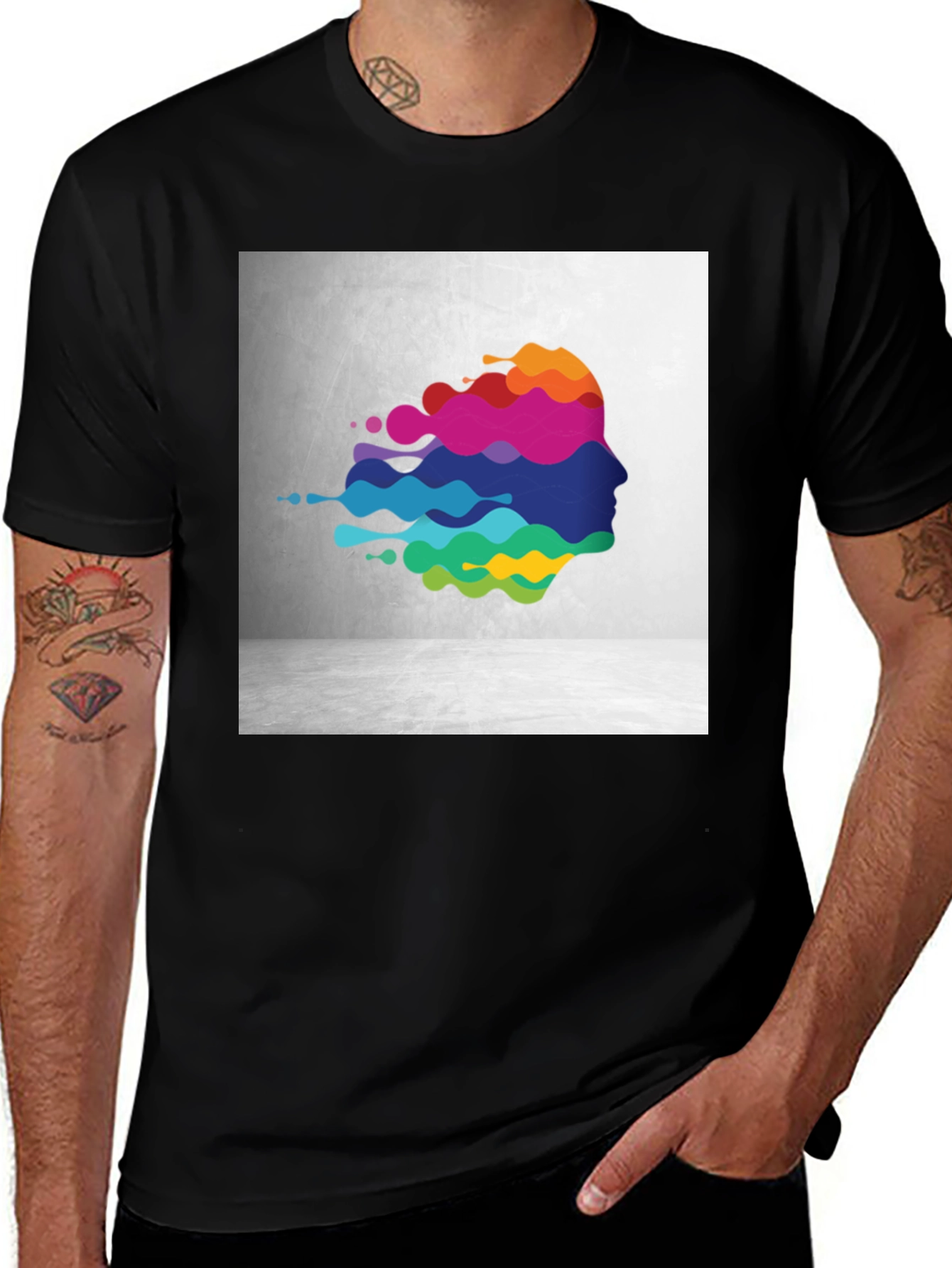 Variant 20 of Abstract Mind T-Shirt - Artistic Graphic Tee