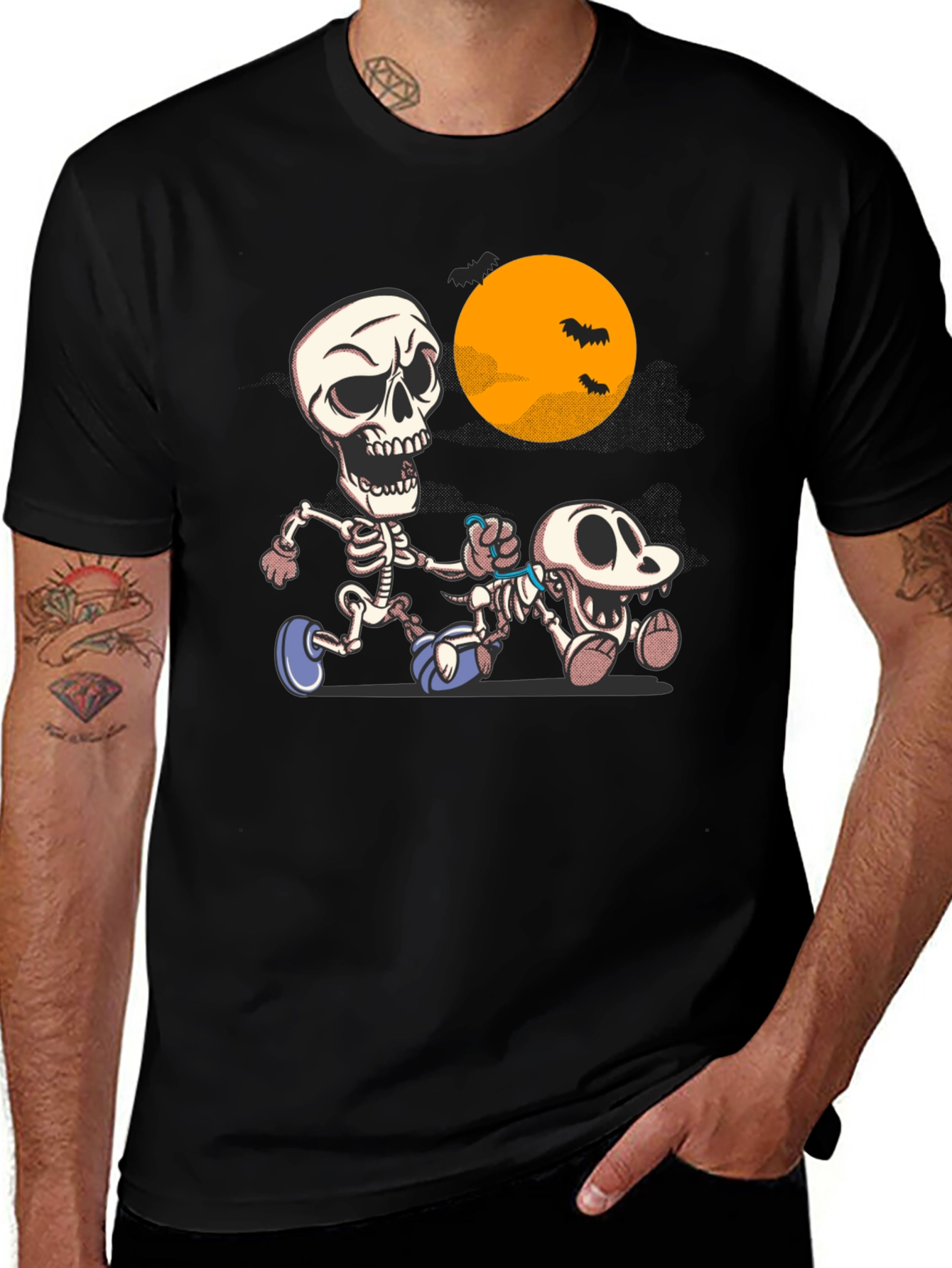 Variant 29 of Skeleton Jogger Tee - Halloween Fun Run