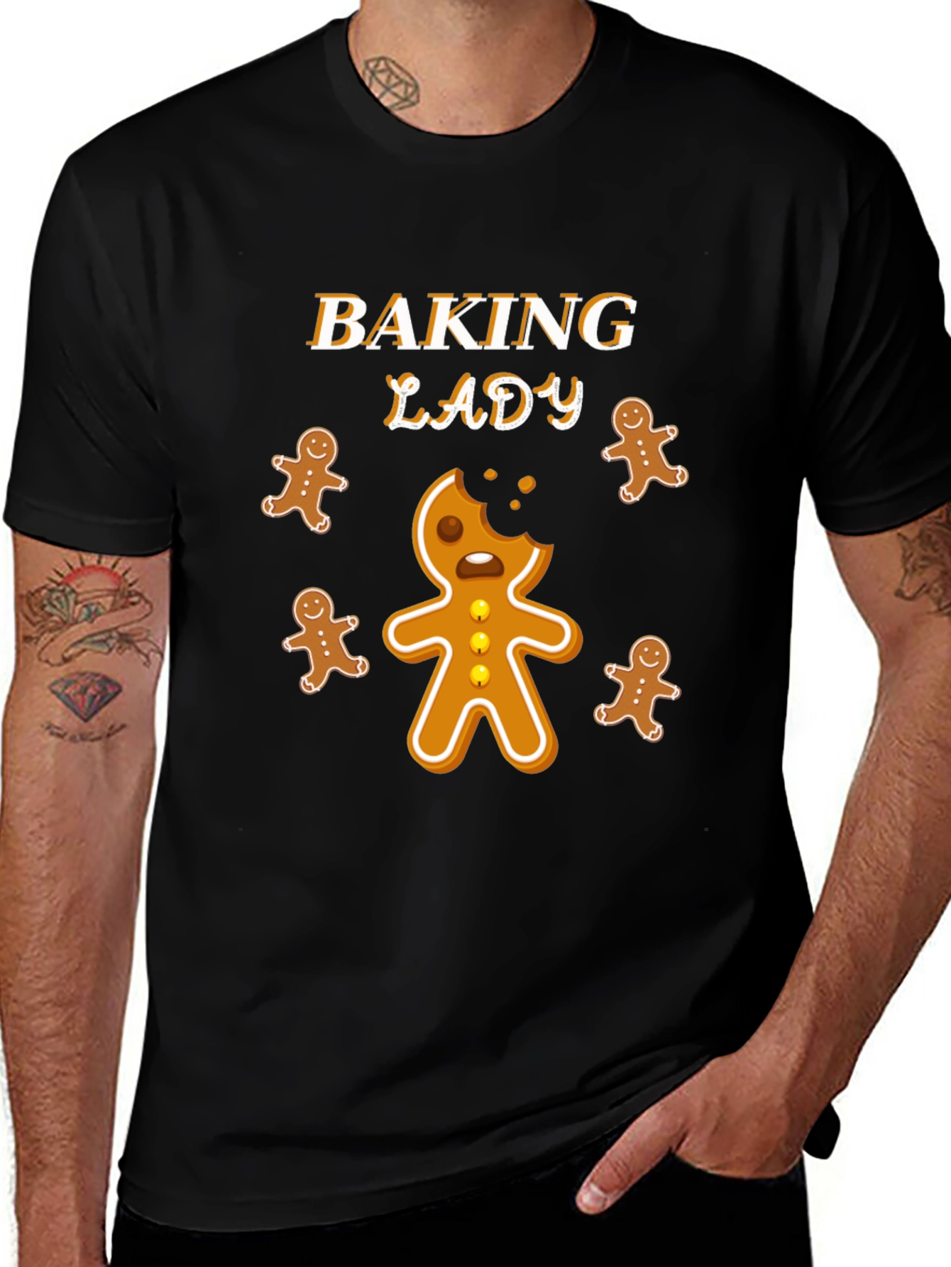 Variant 25 of Baking Lady Gingerbread T-Shirt