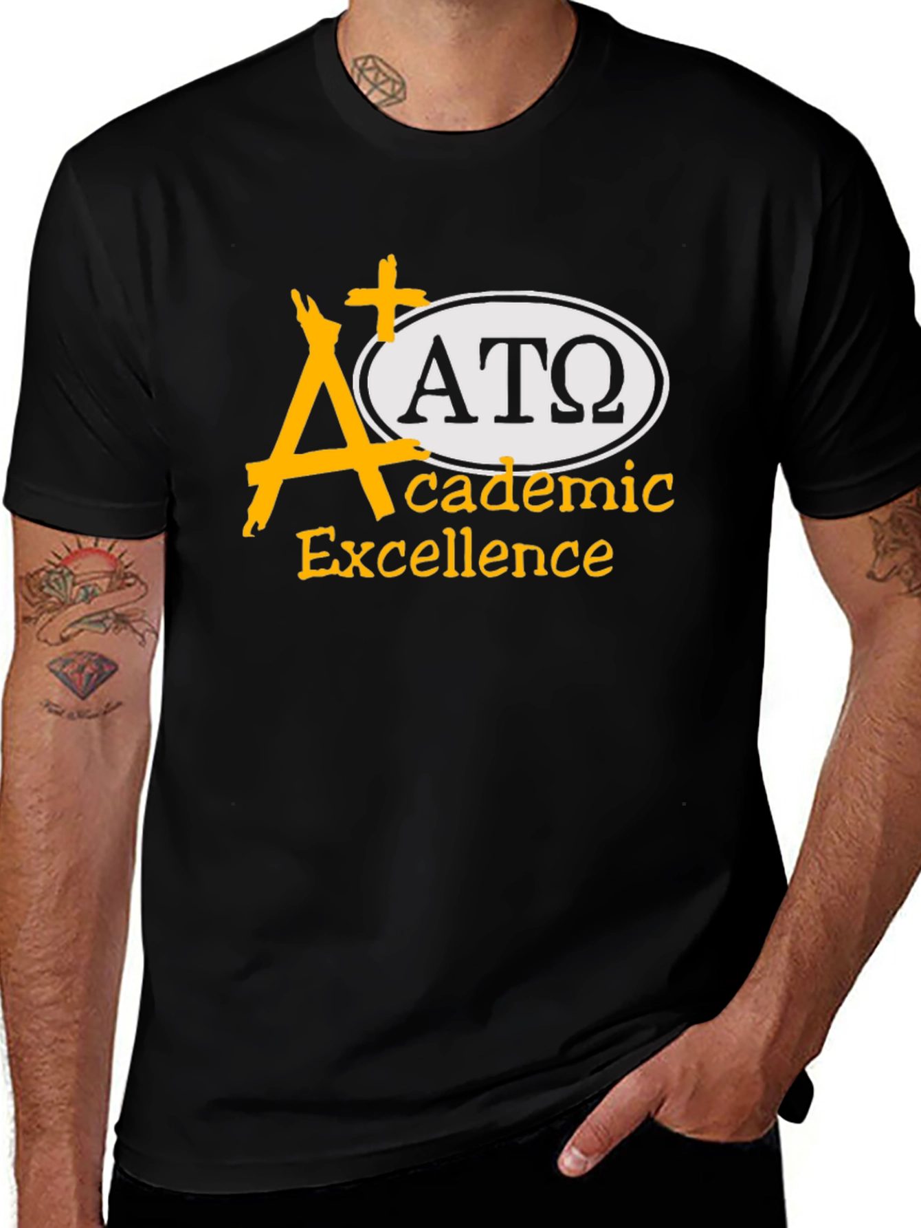 ATO Academic Excellence Black T-Shirt