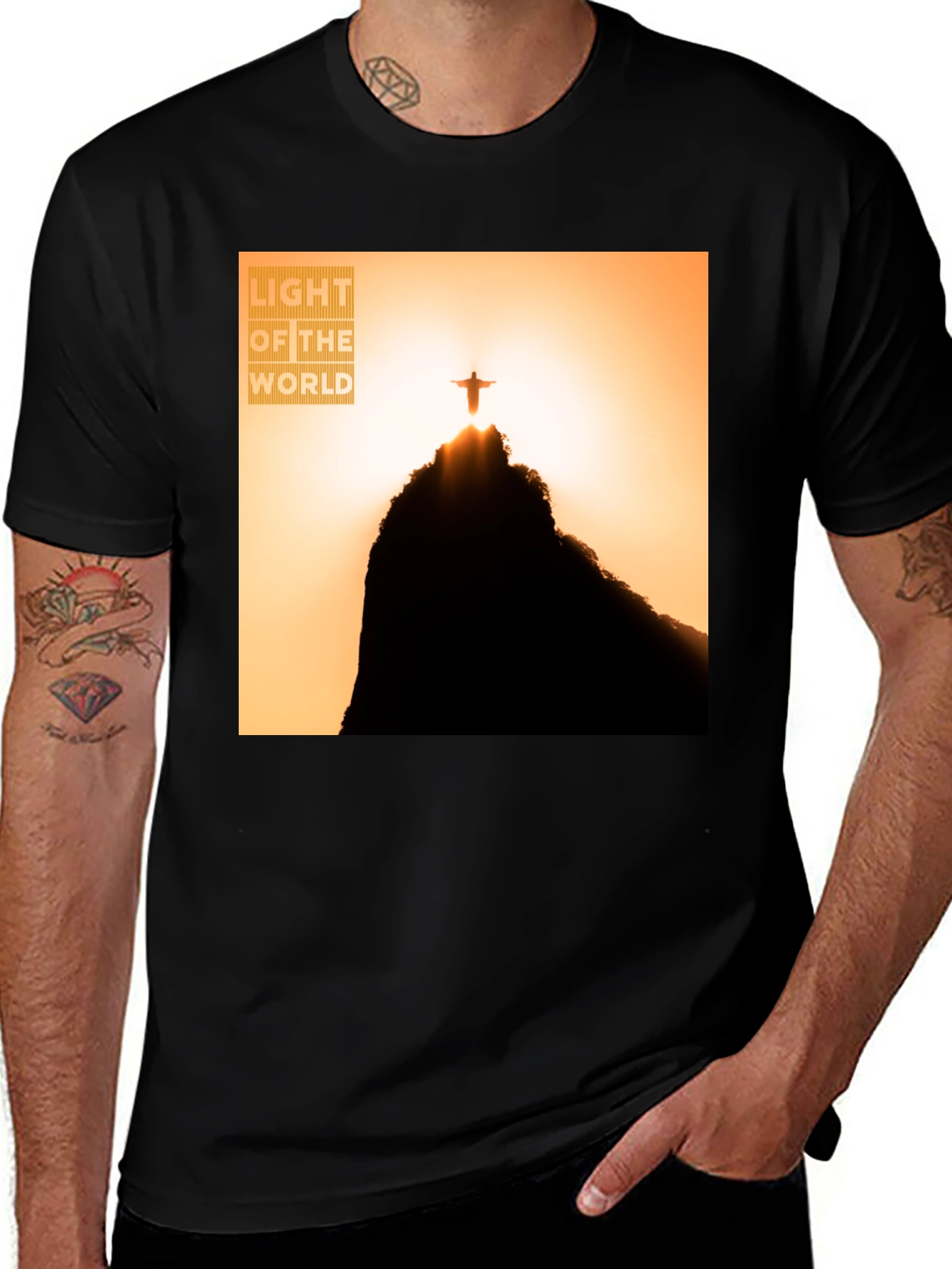 Variant 10 of Light of the World Graphic Tee