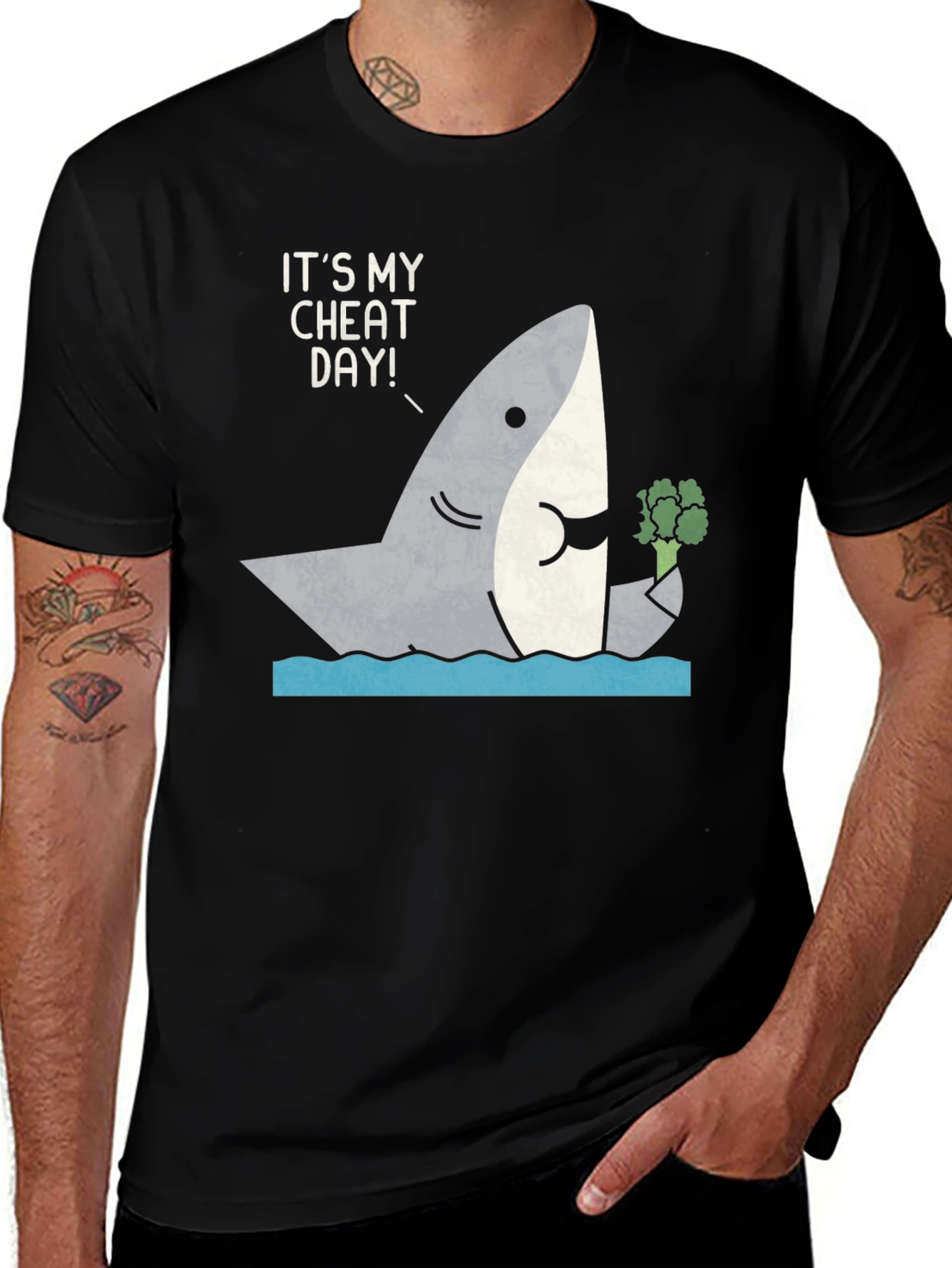 Variant 11 of It's My Cheat Day Shark T-Shirt